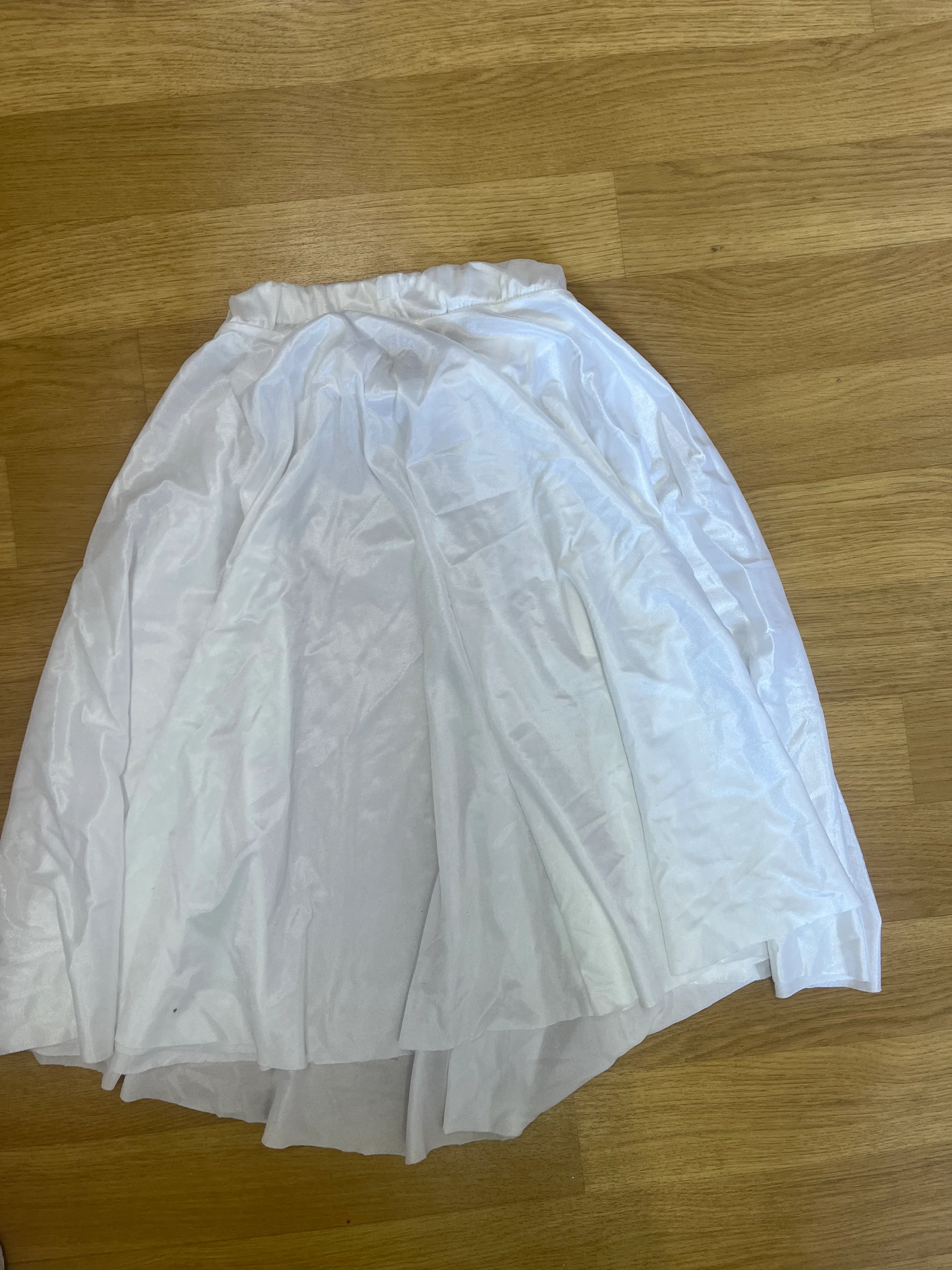 Skirt- White lycra