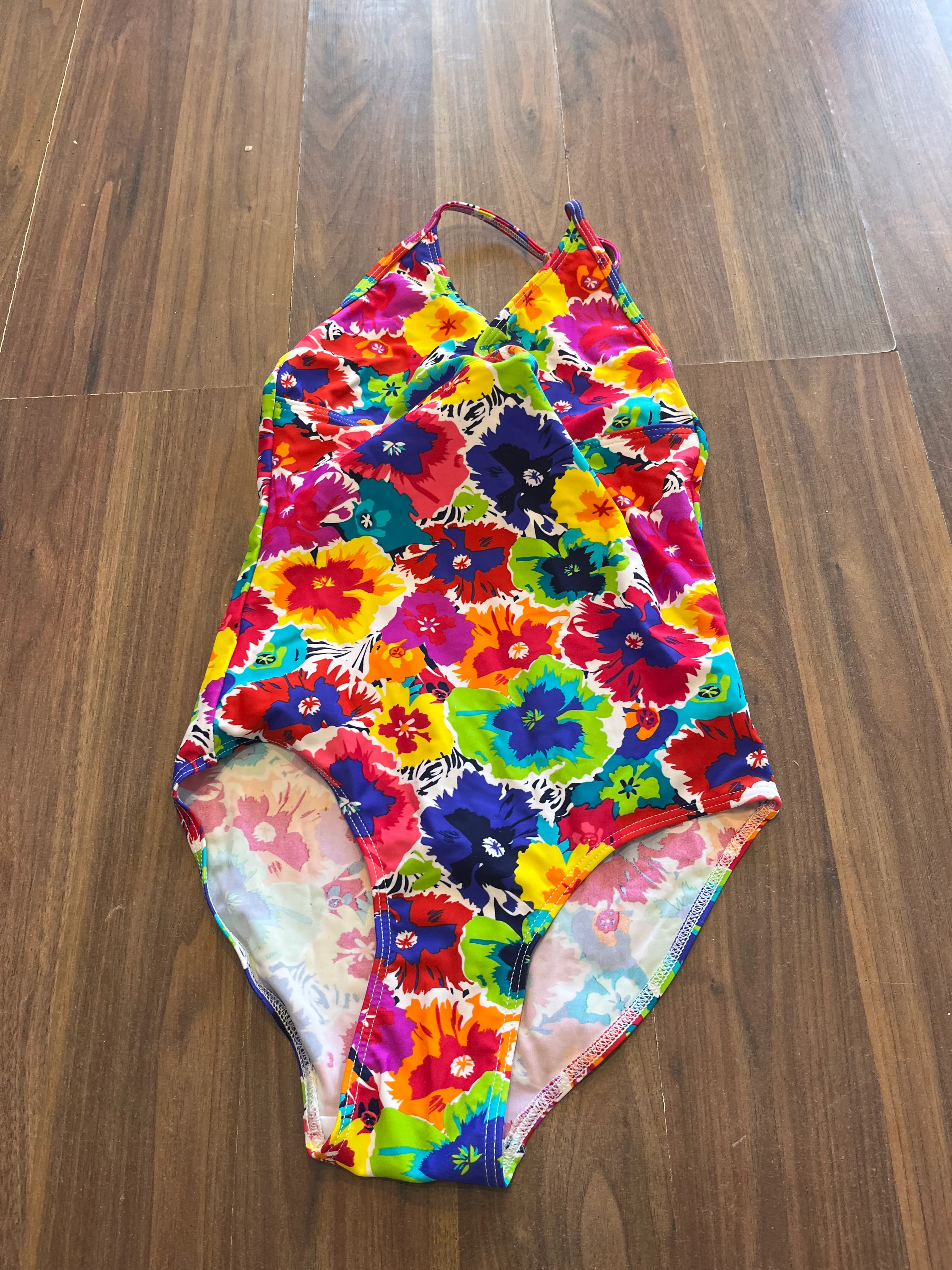 Swimming Costume- Bright Multi colour floral