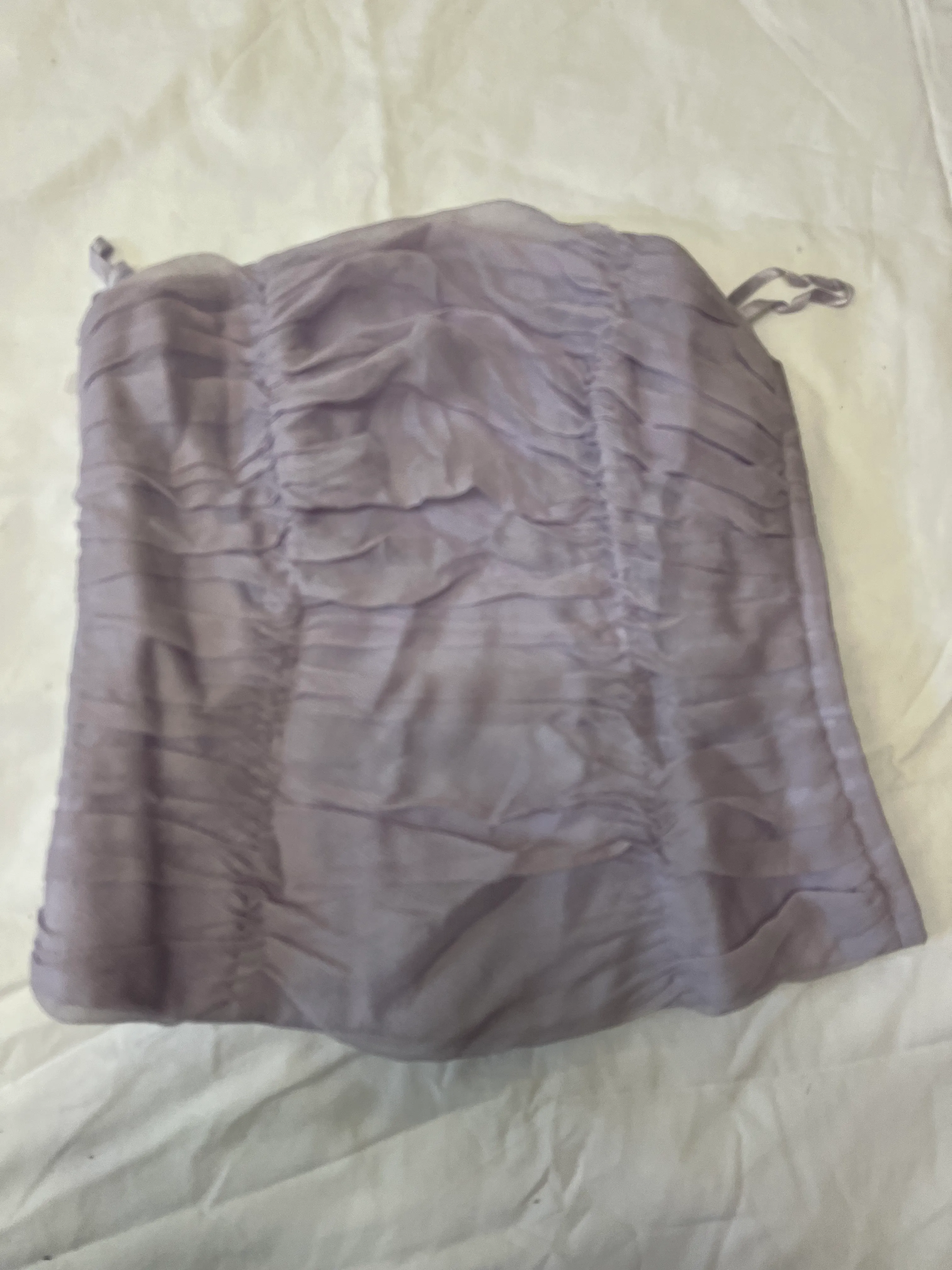 Corset- Lilac Ruched Chiffon 