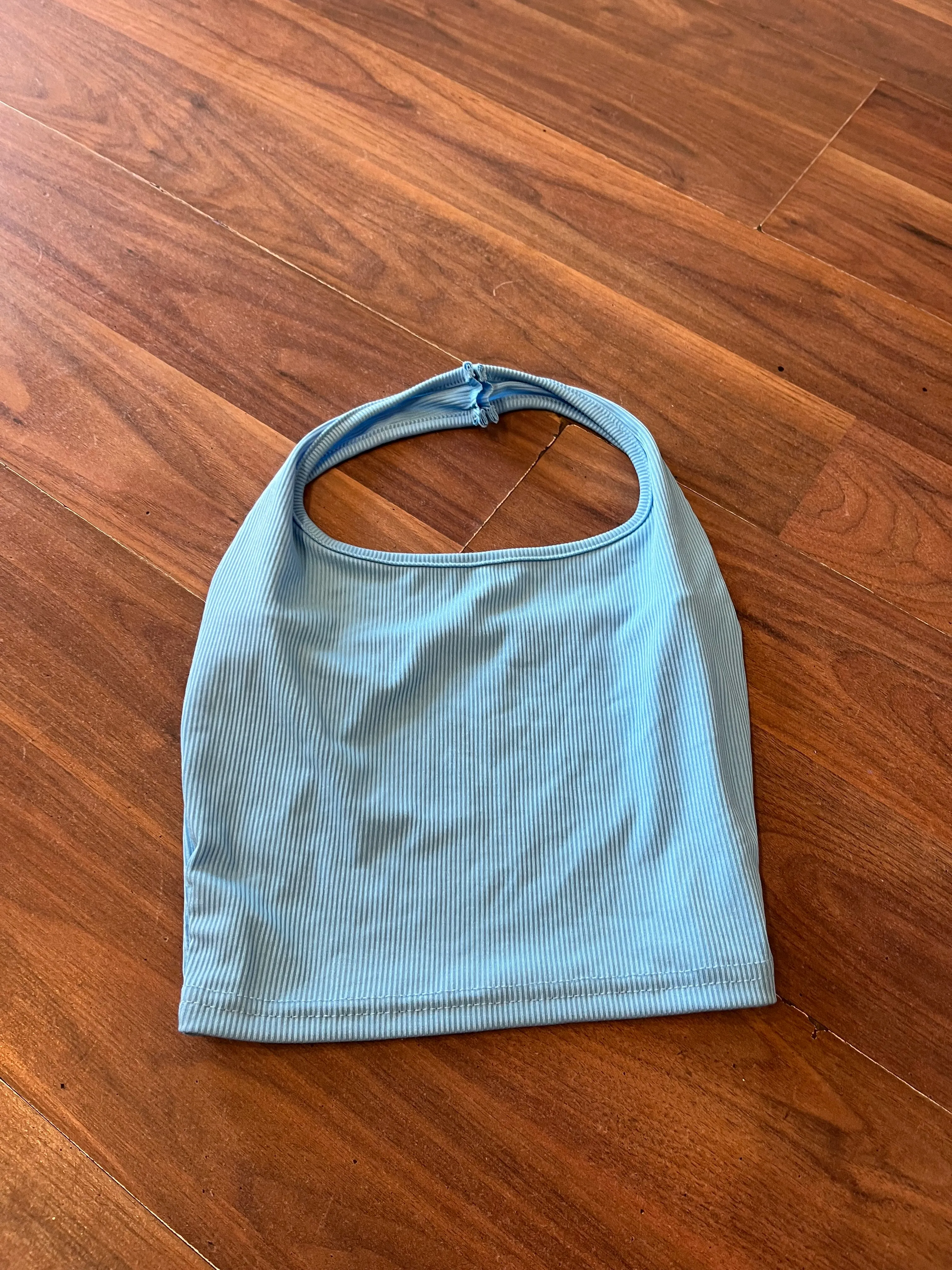 Top- Light Blue halter top