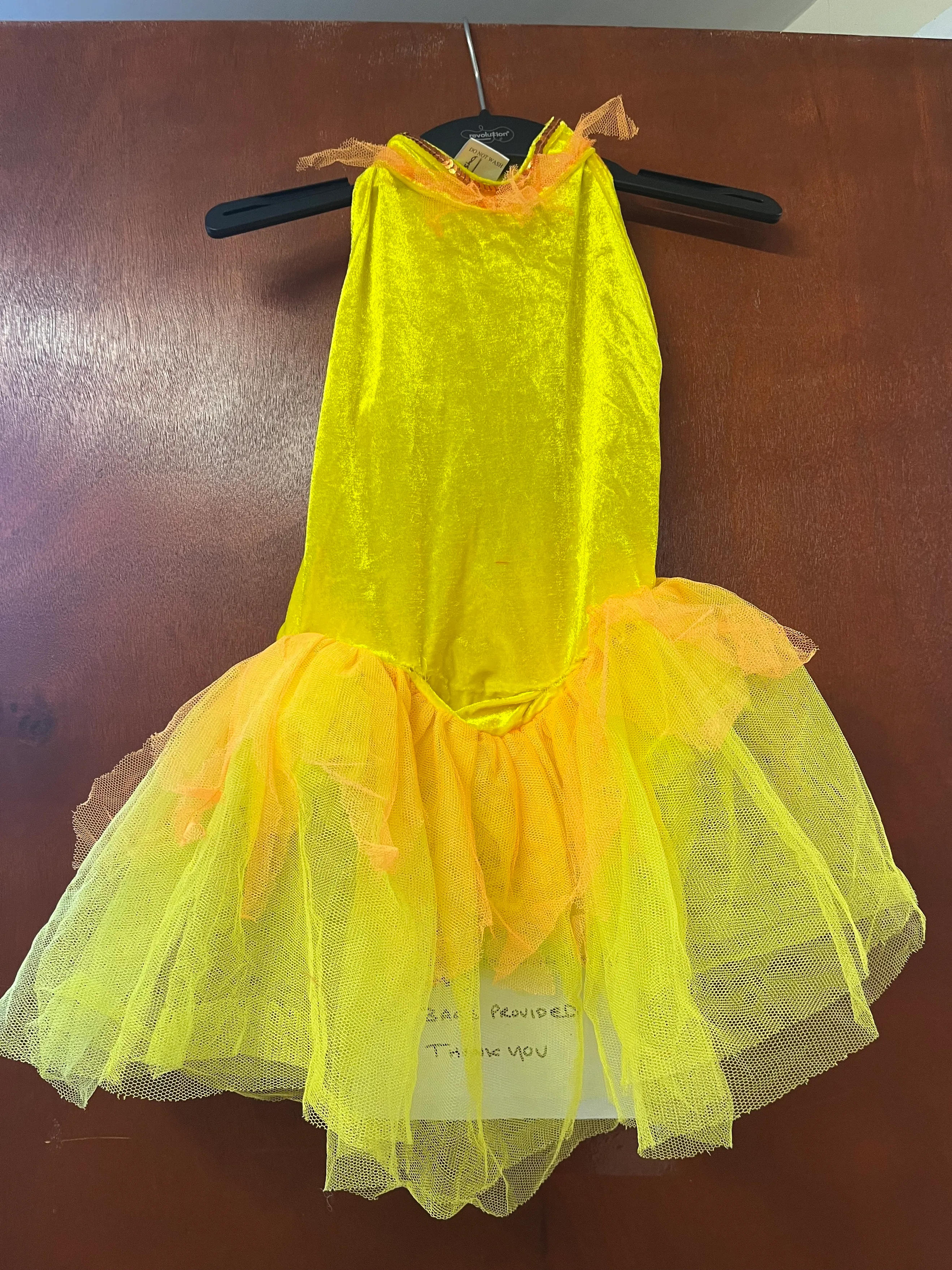 Tutu- Yellow and orange