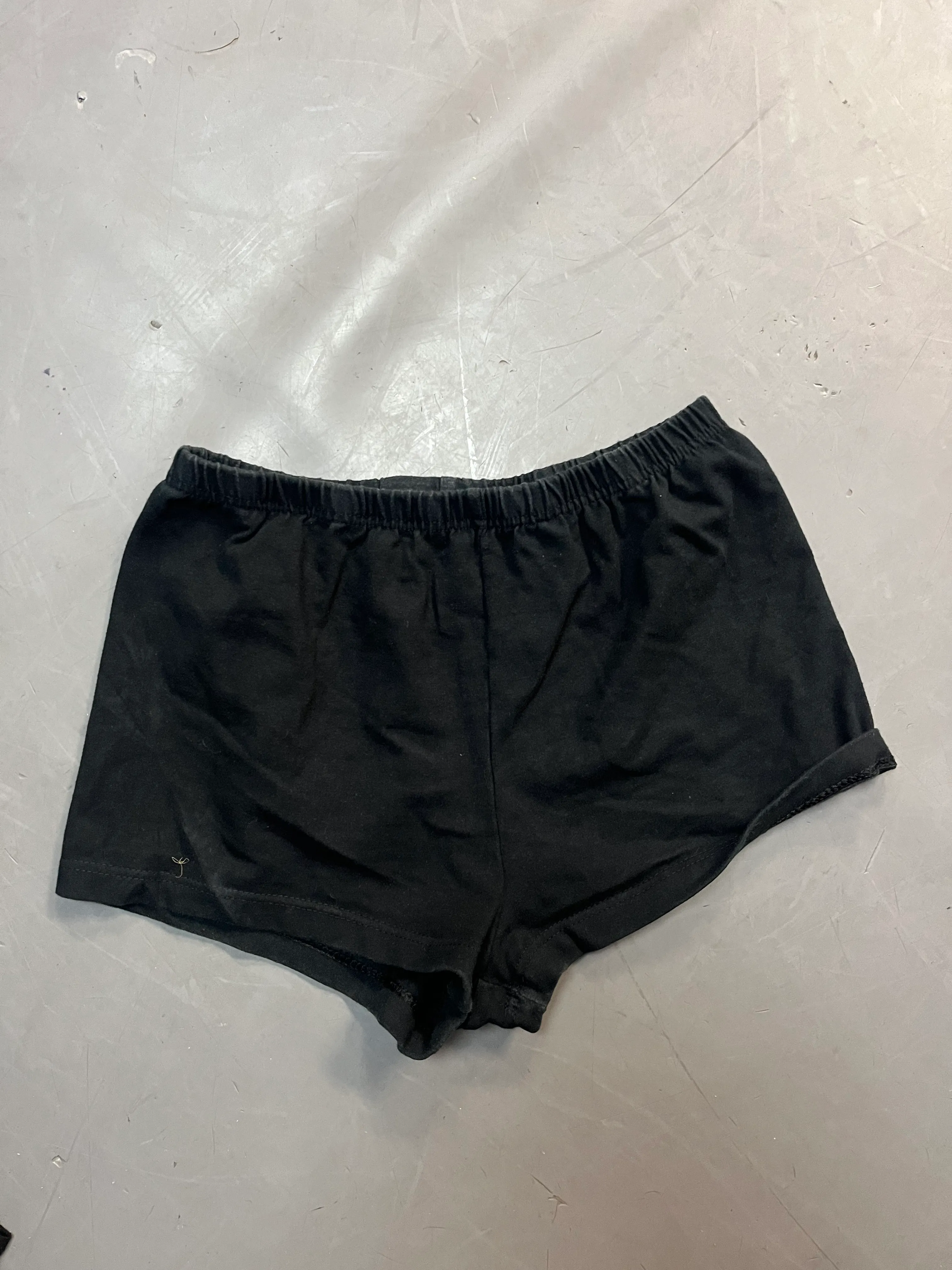 Hot pants- Black Cotton Shorts
