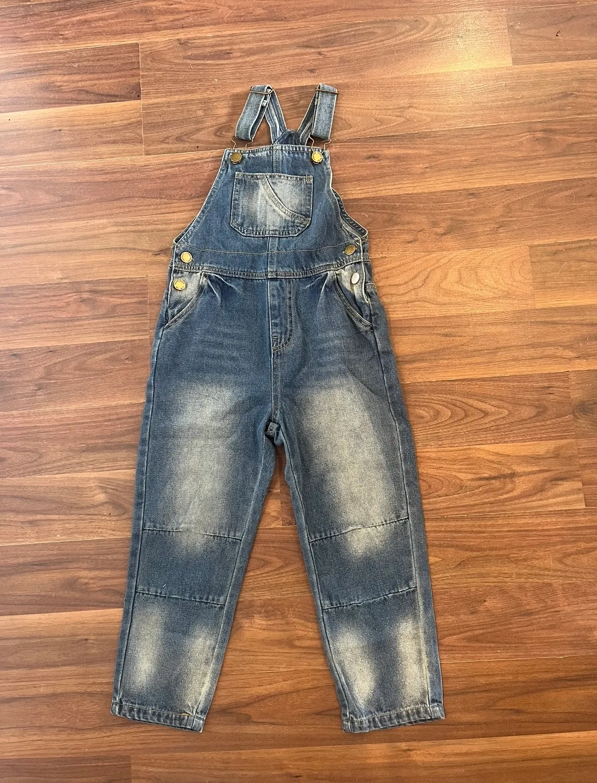 Long dungarees- blue denim