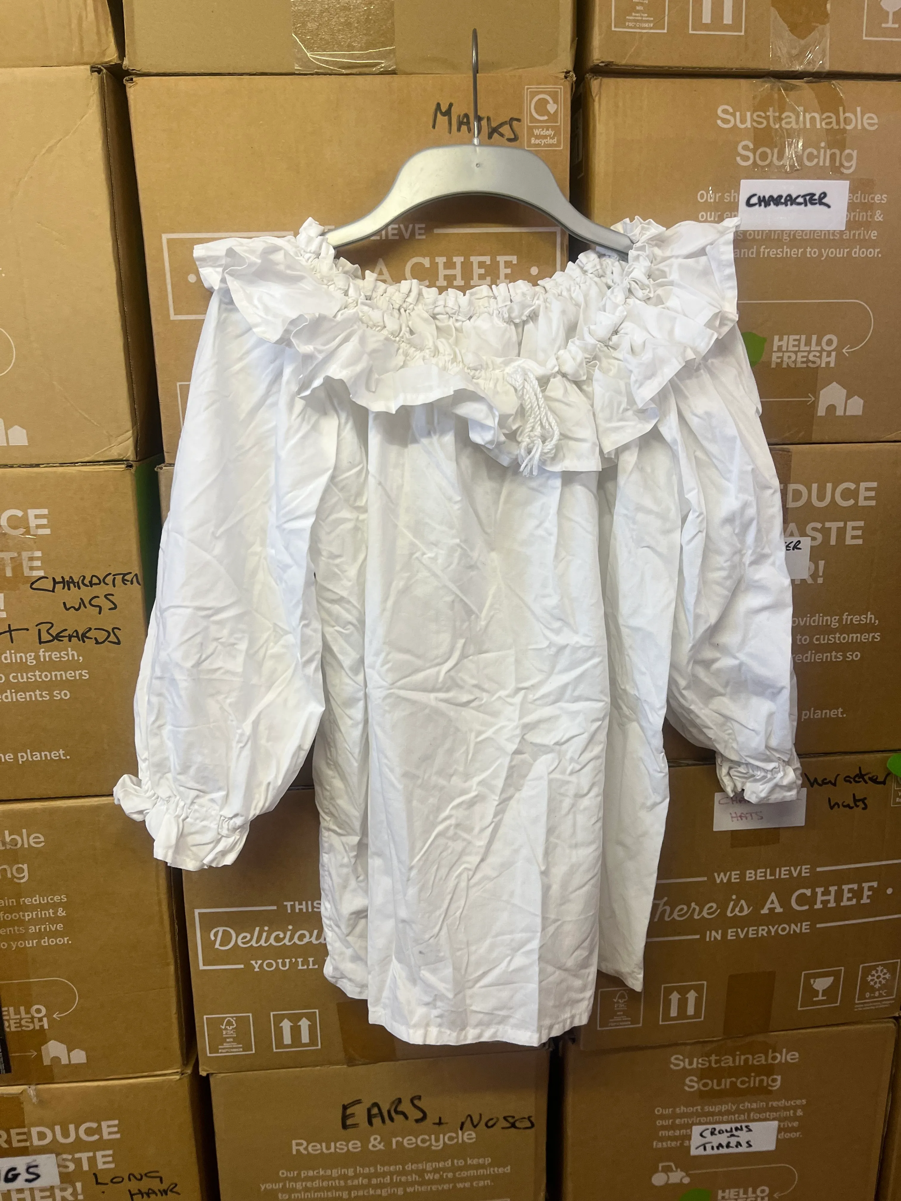 Peasant Blouse- White/Cream