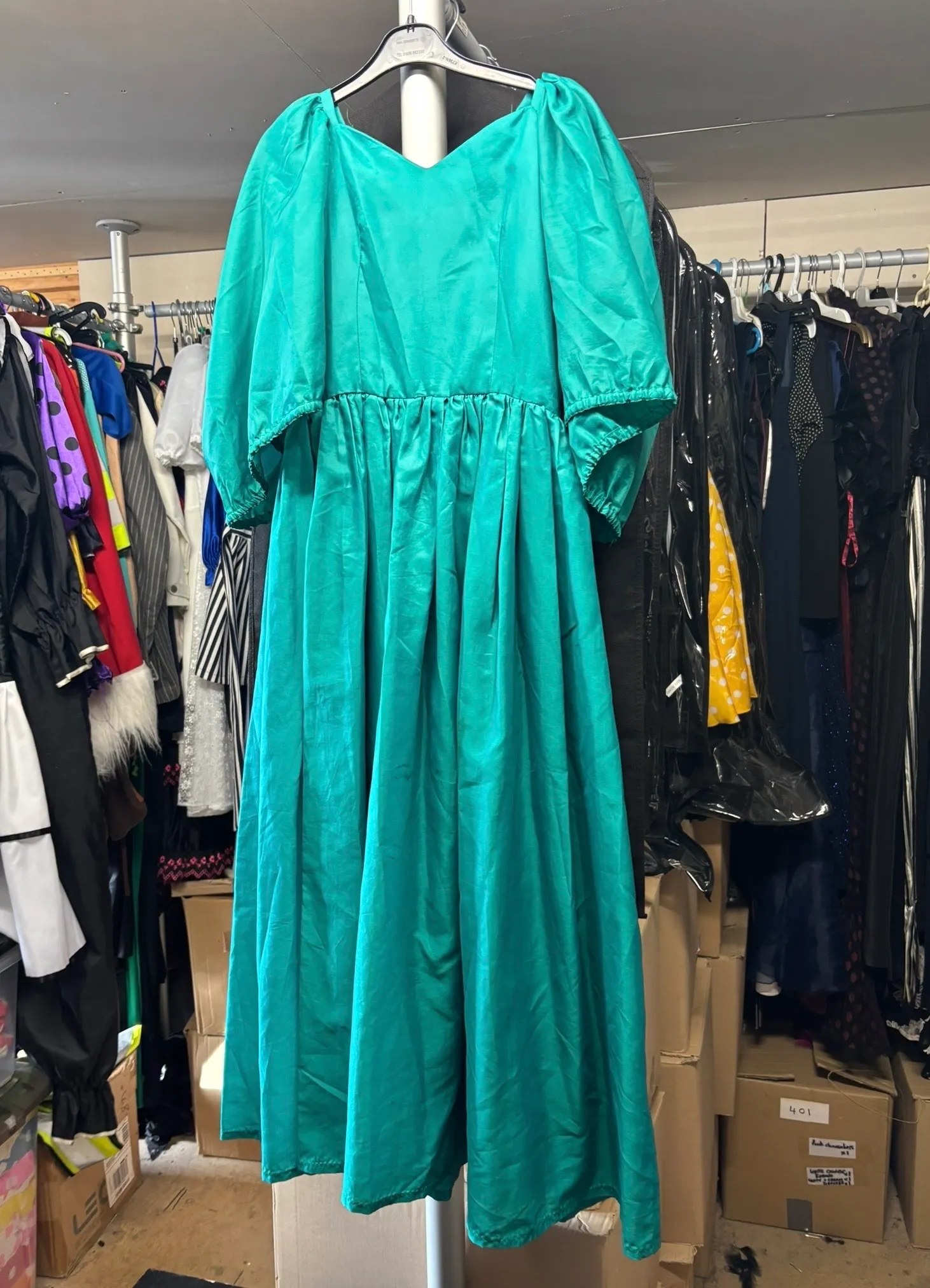 Dress- Long Dark Green 