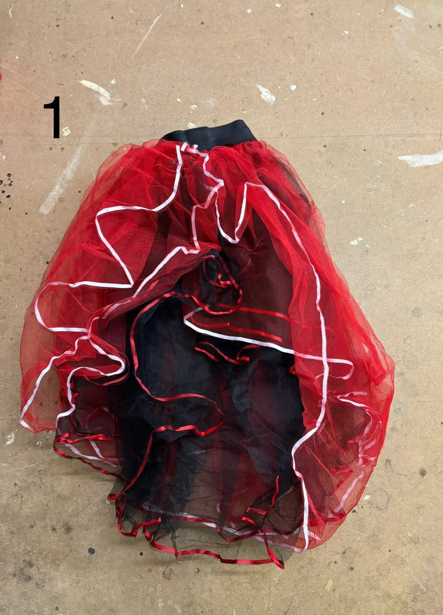 Skirts- Short front, Longer back, Various Colours