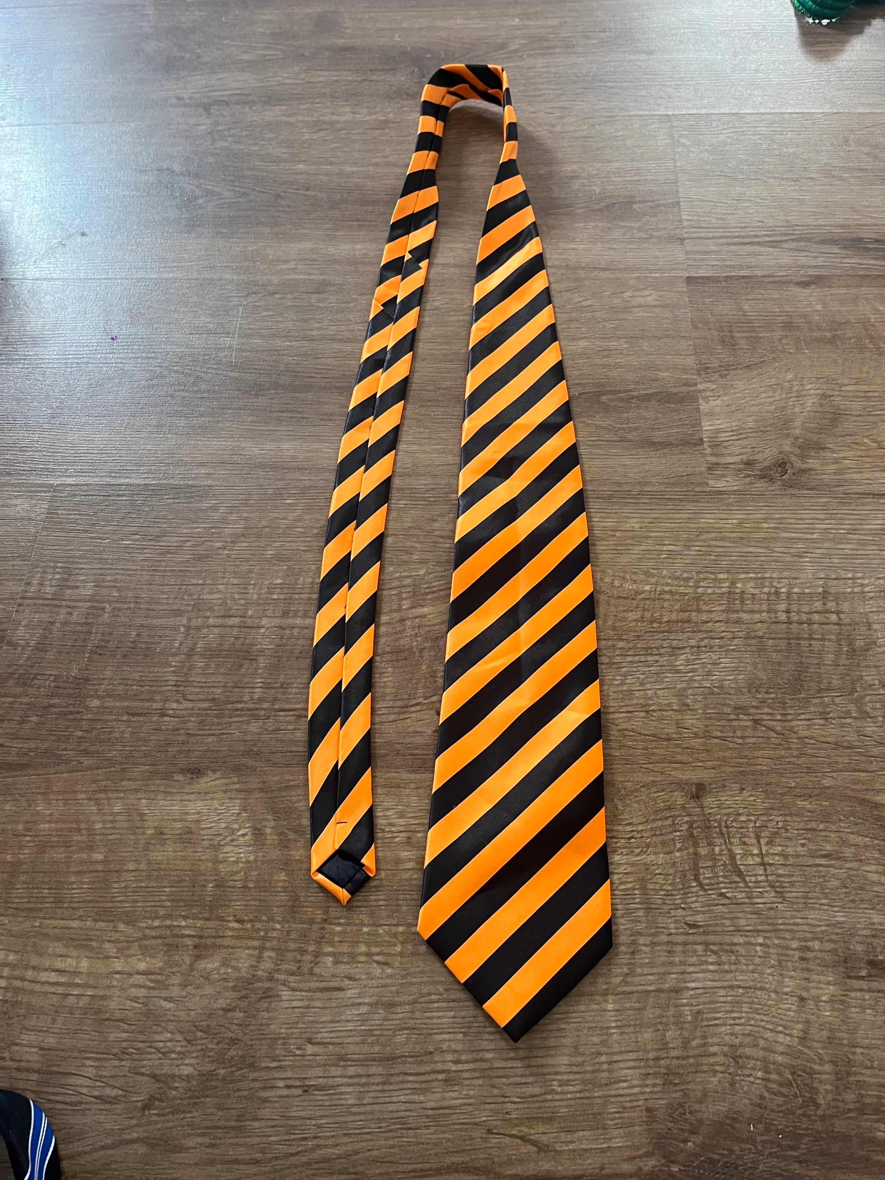 Tie- Orange and Black