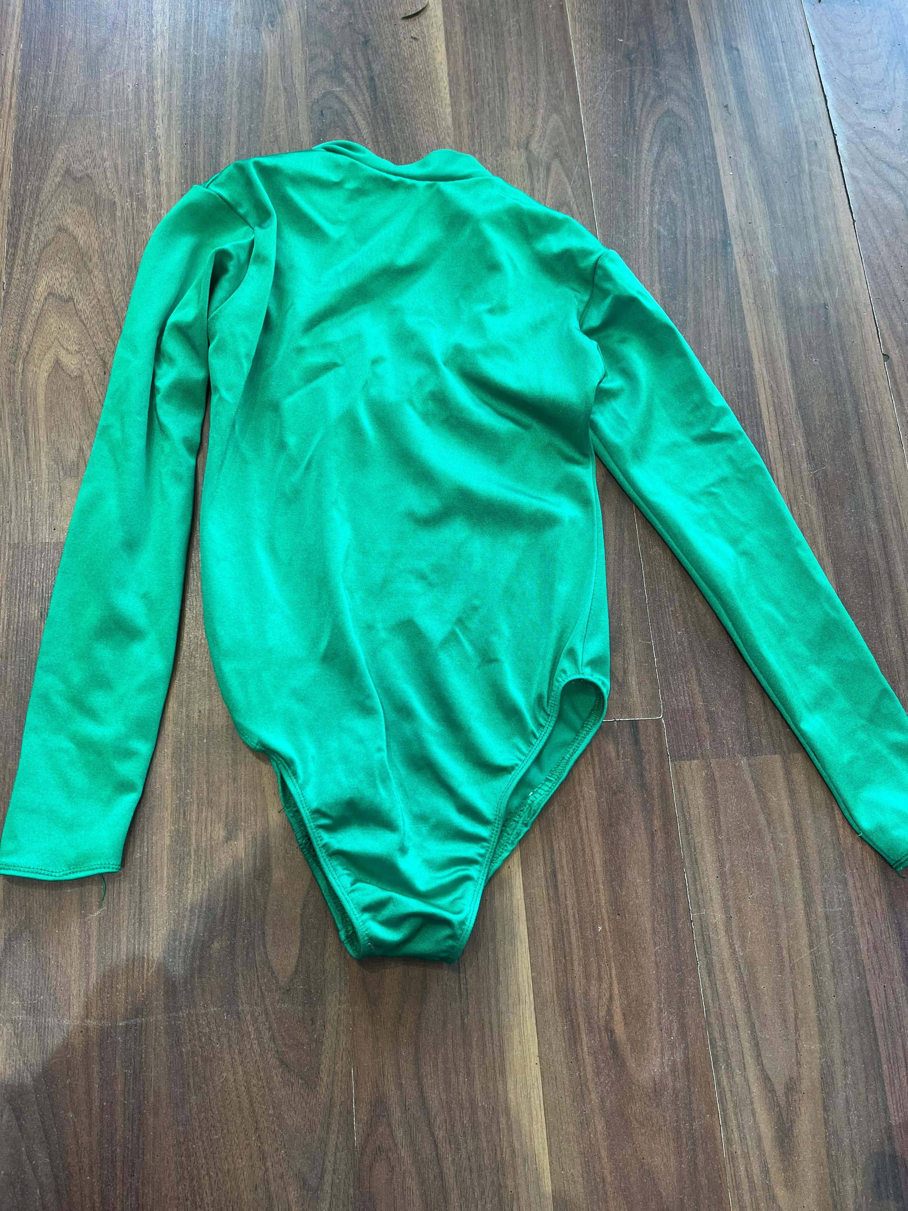 Leotard- Green long sleeve
