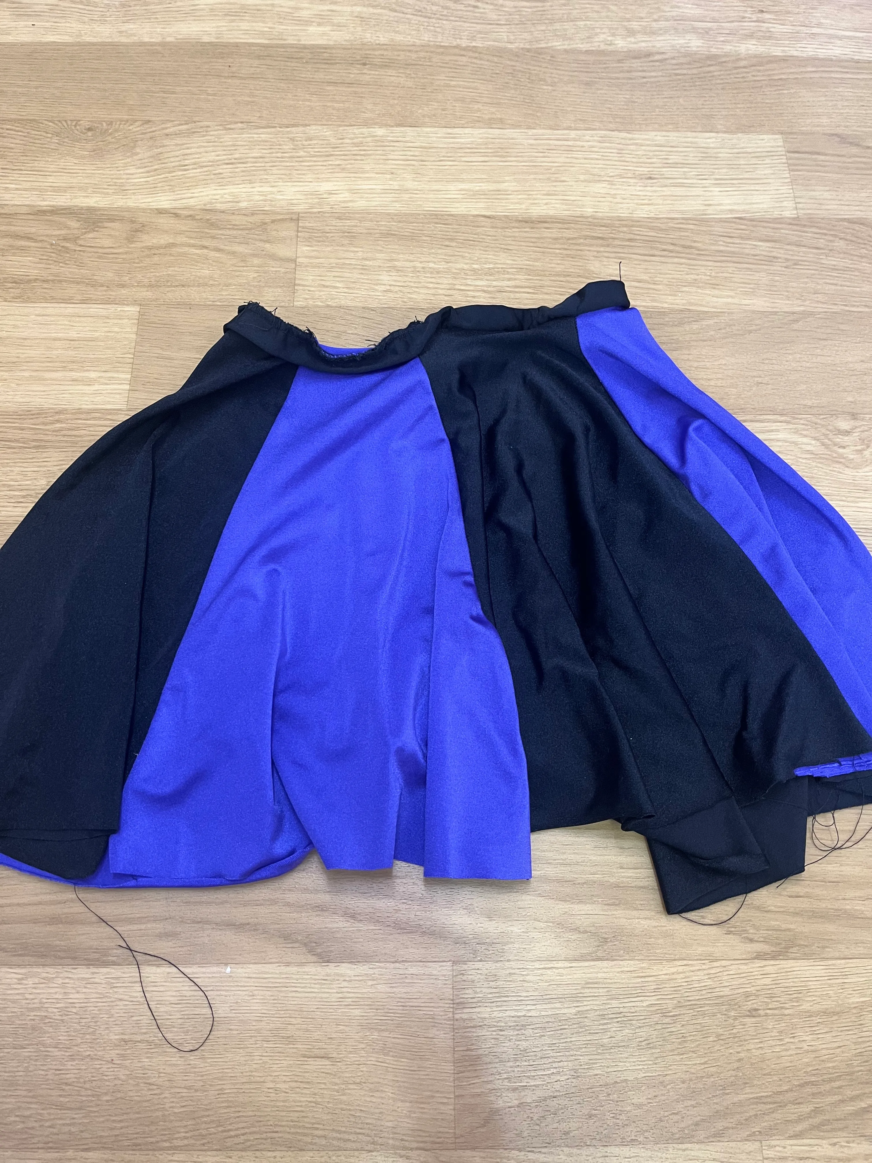 Two piece- Black and purple top and skirt