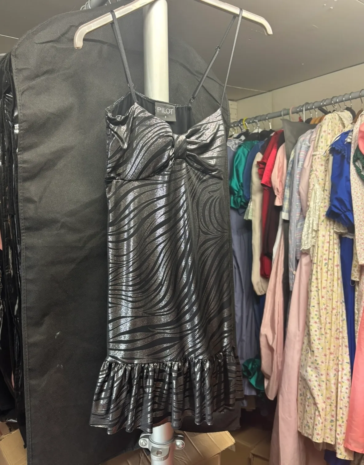 Dress- Black and Silver