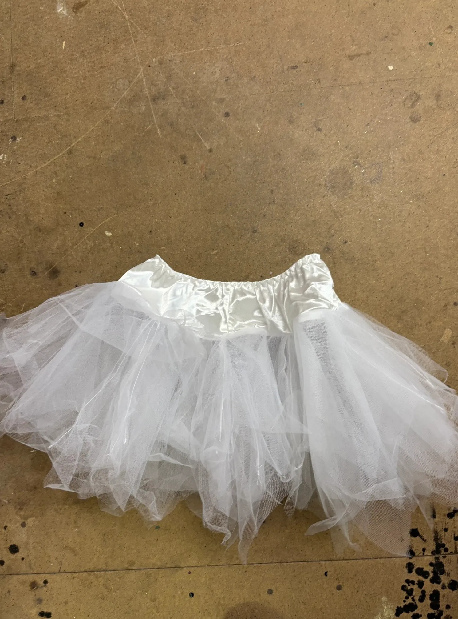 Tutu Skirt- White satin net