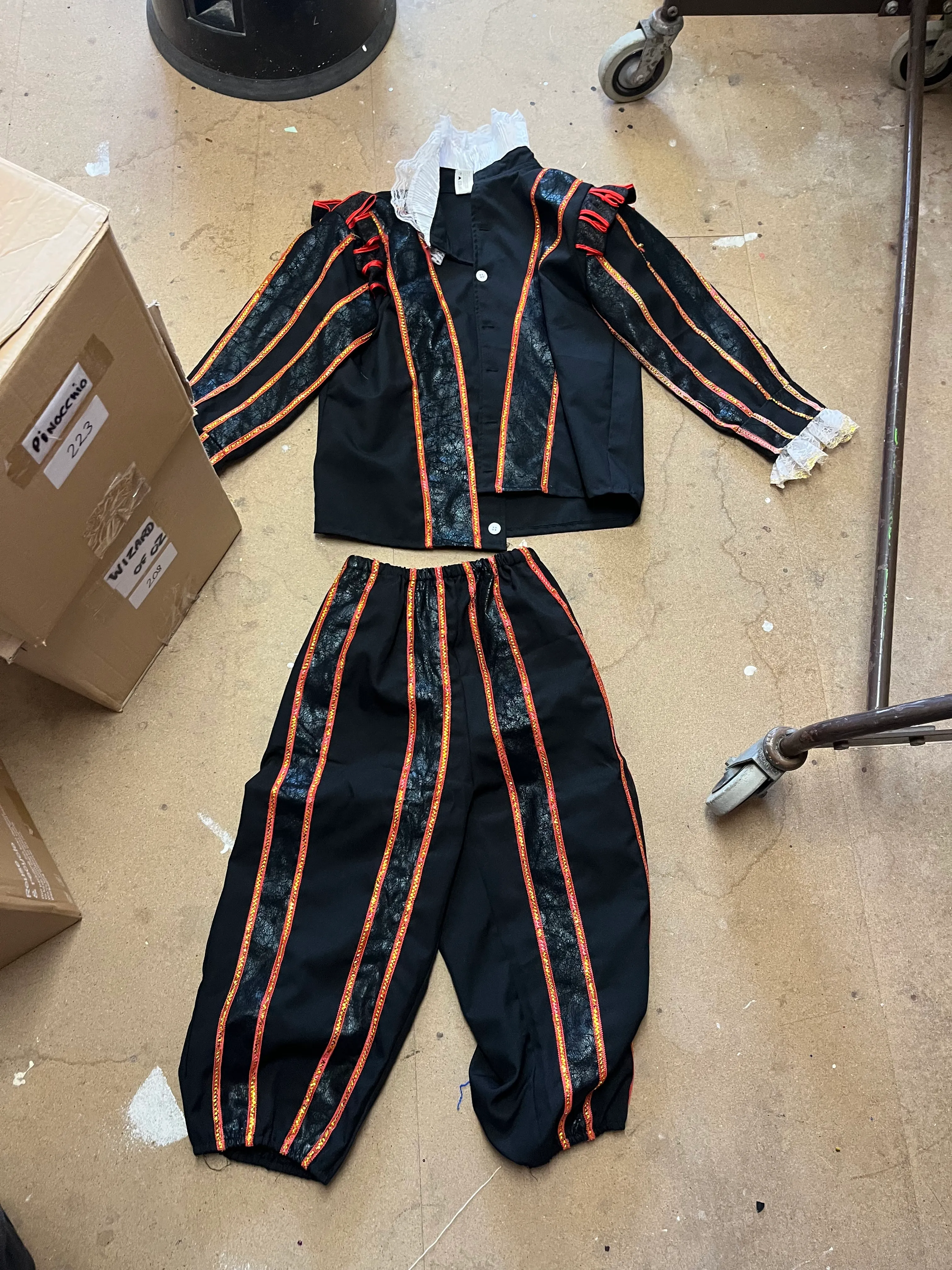 Character- Medieval red and black