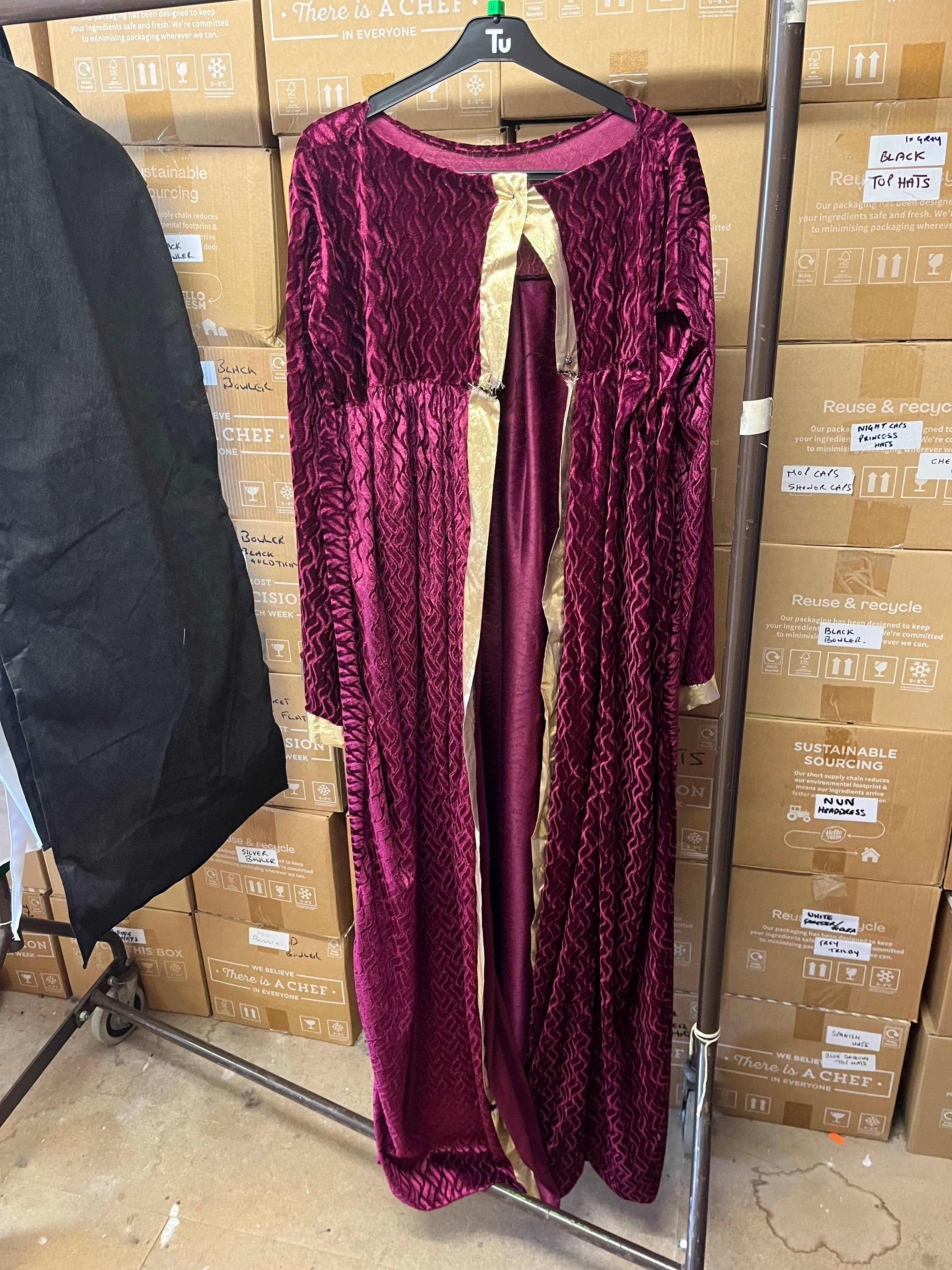 Character- Burgundy cape 