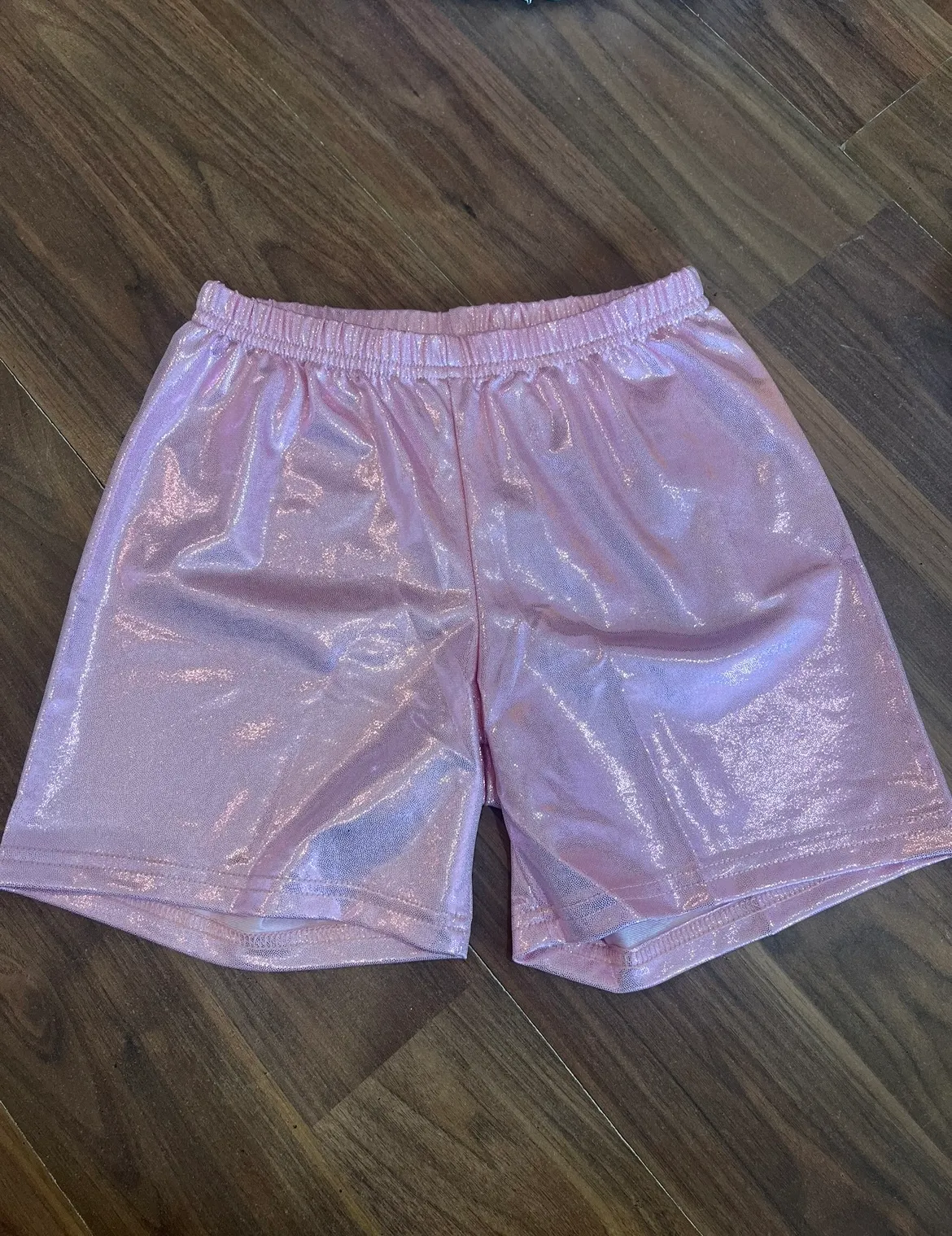 Shorts- Shimmery pink