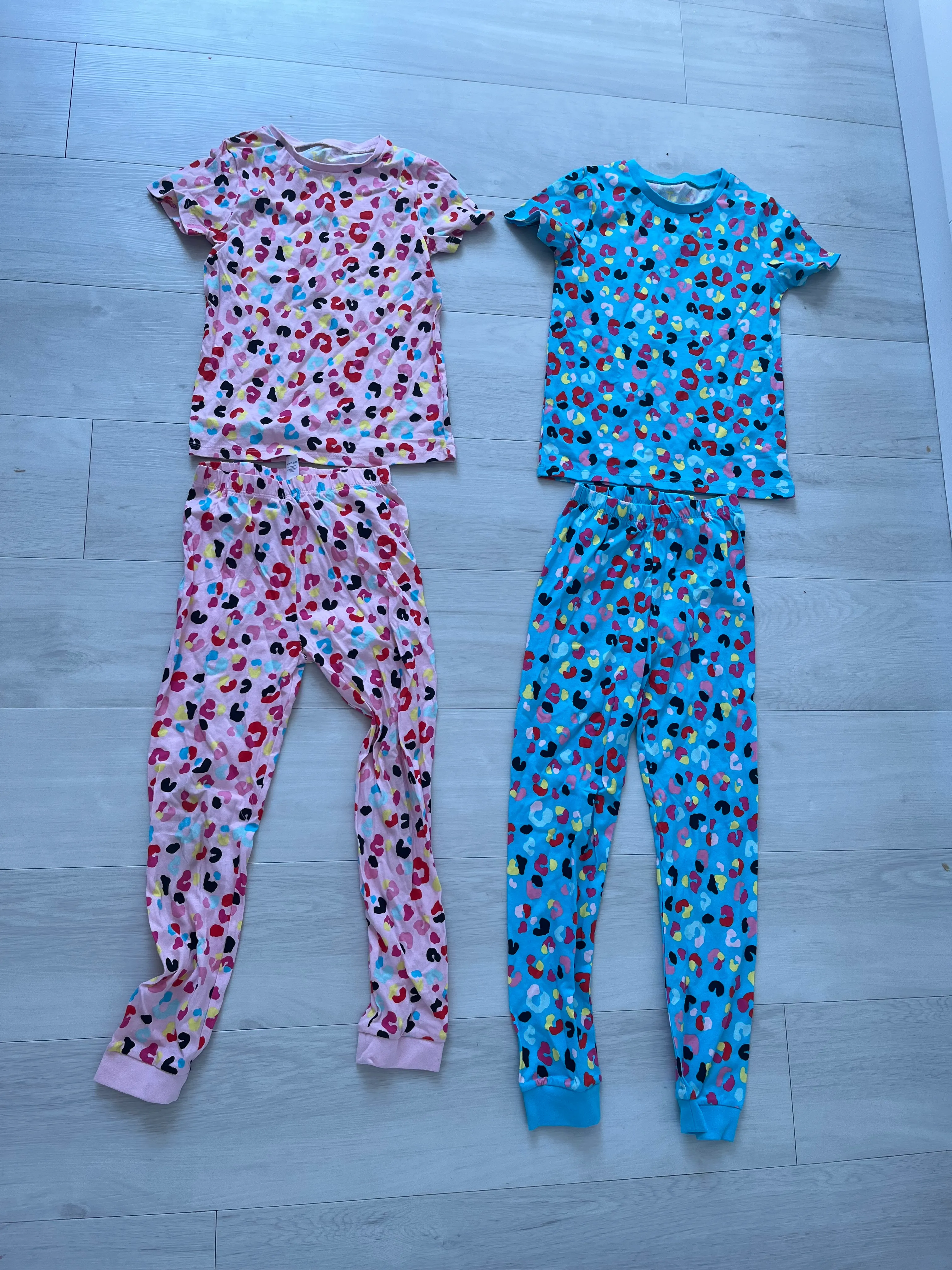 Pyjama set- Pink and Blue animal print