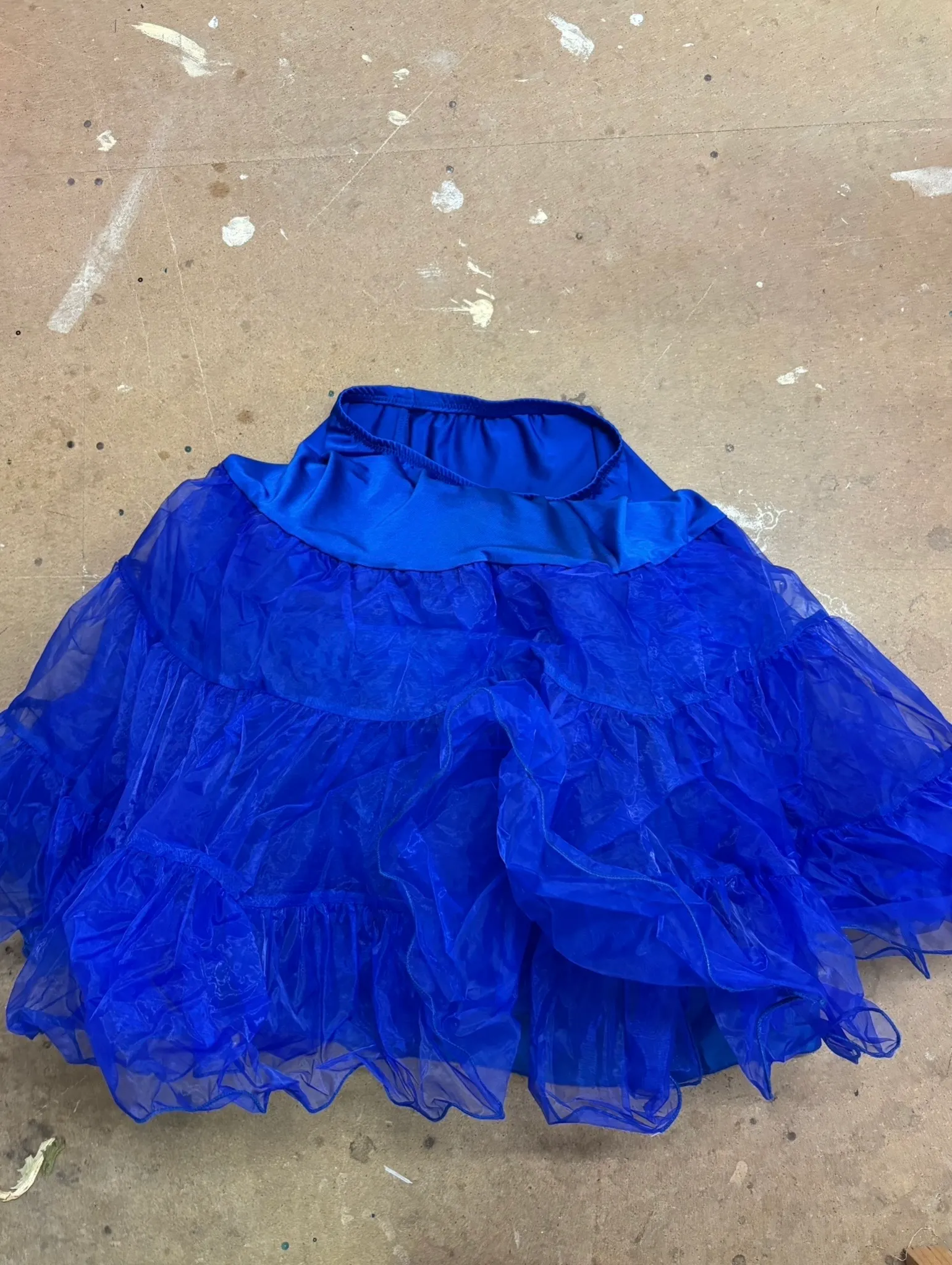 Tutu net skirt- Royal blue