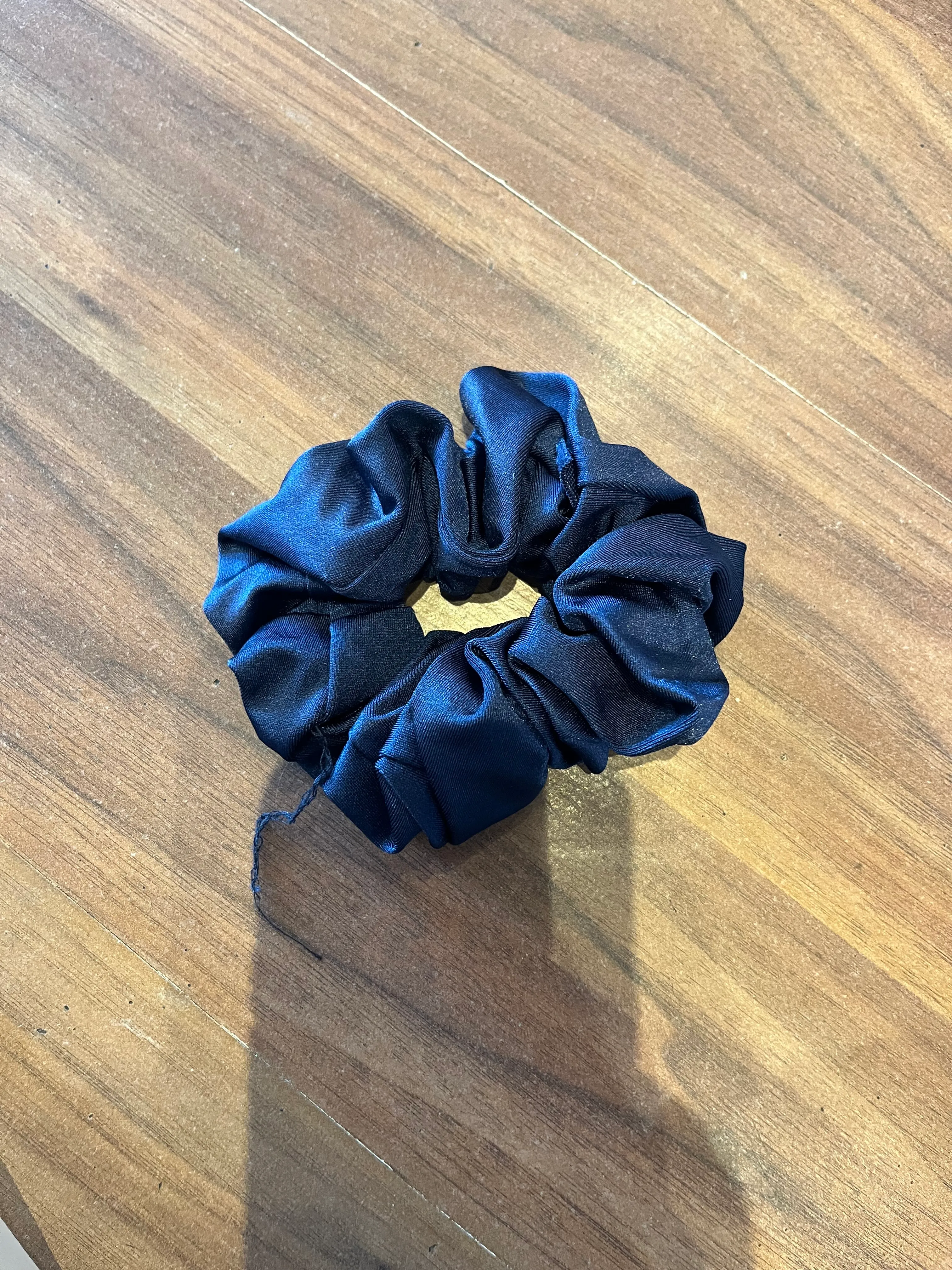 Scrunchie- Navy Satin