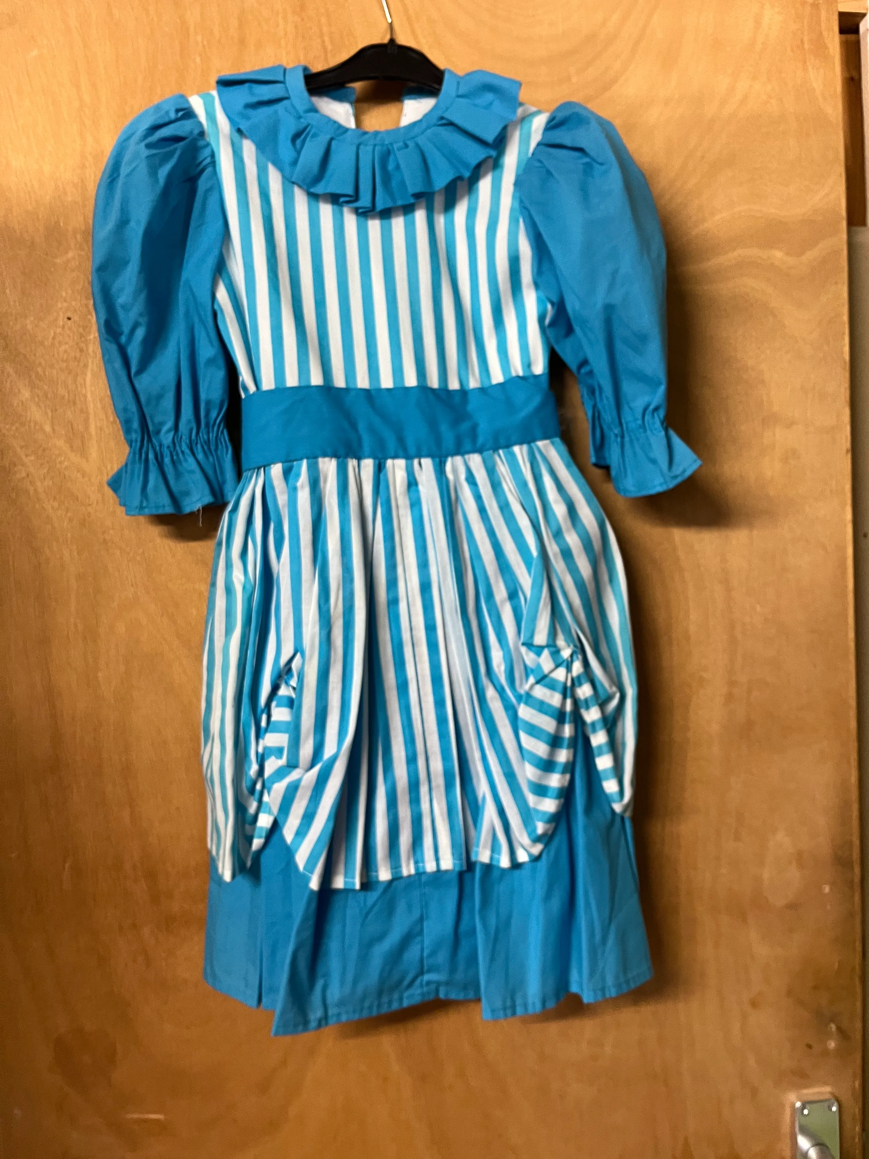 Dress- blue striped