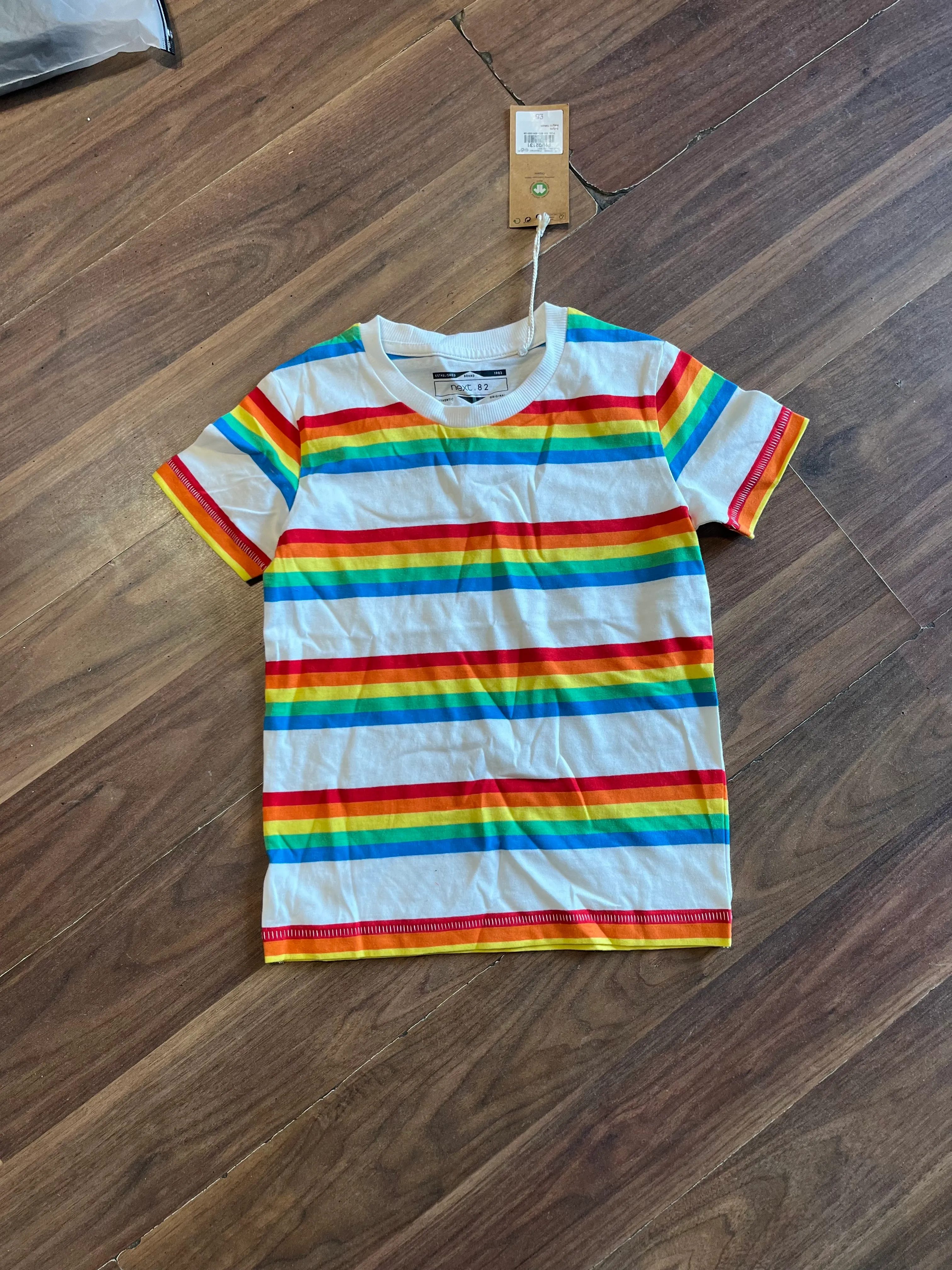 T-Shirt- Rainbow Striped