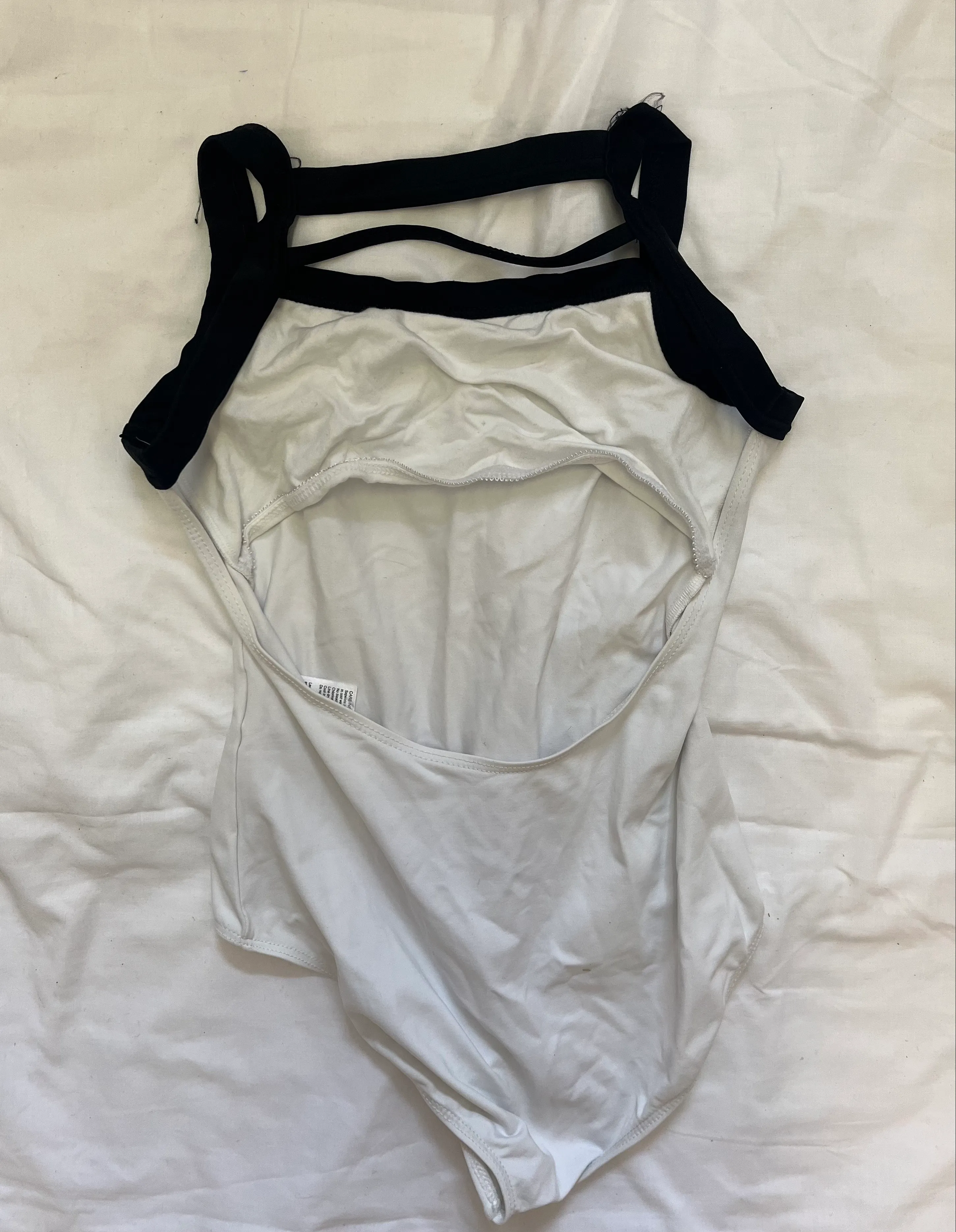 Leotard- White with black outline