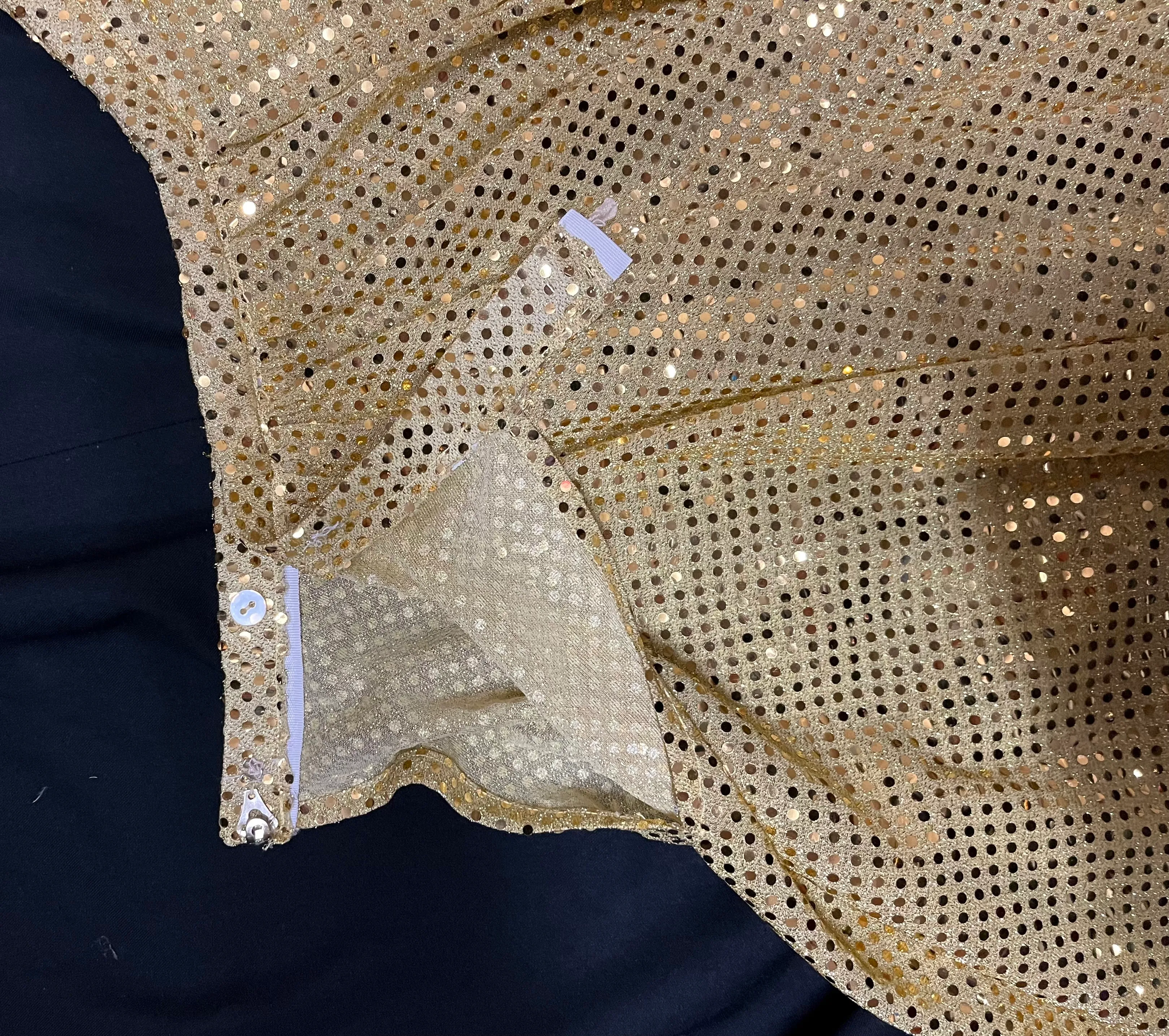 Skirt- Gold sparkly