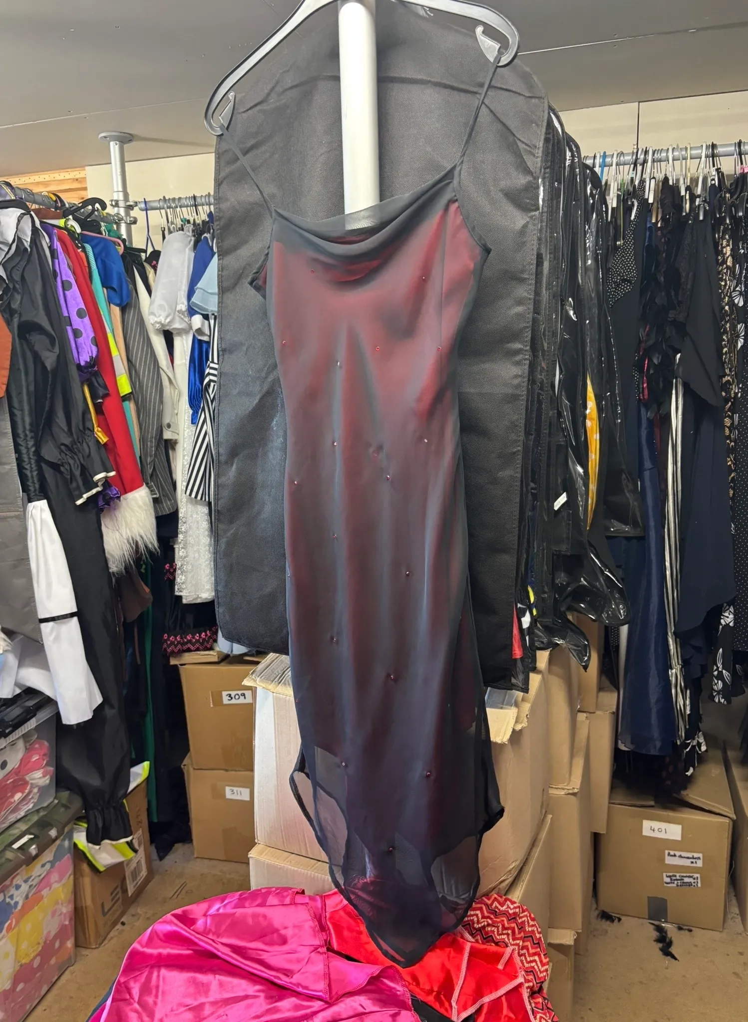 Dress- Back and red design