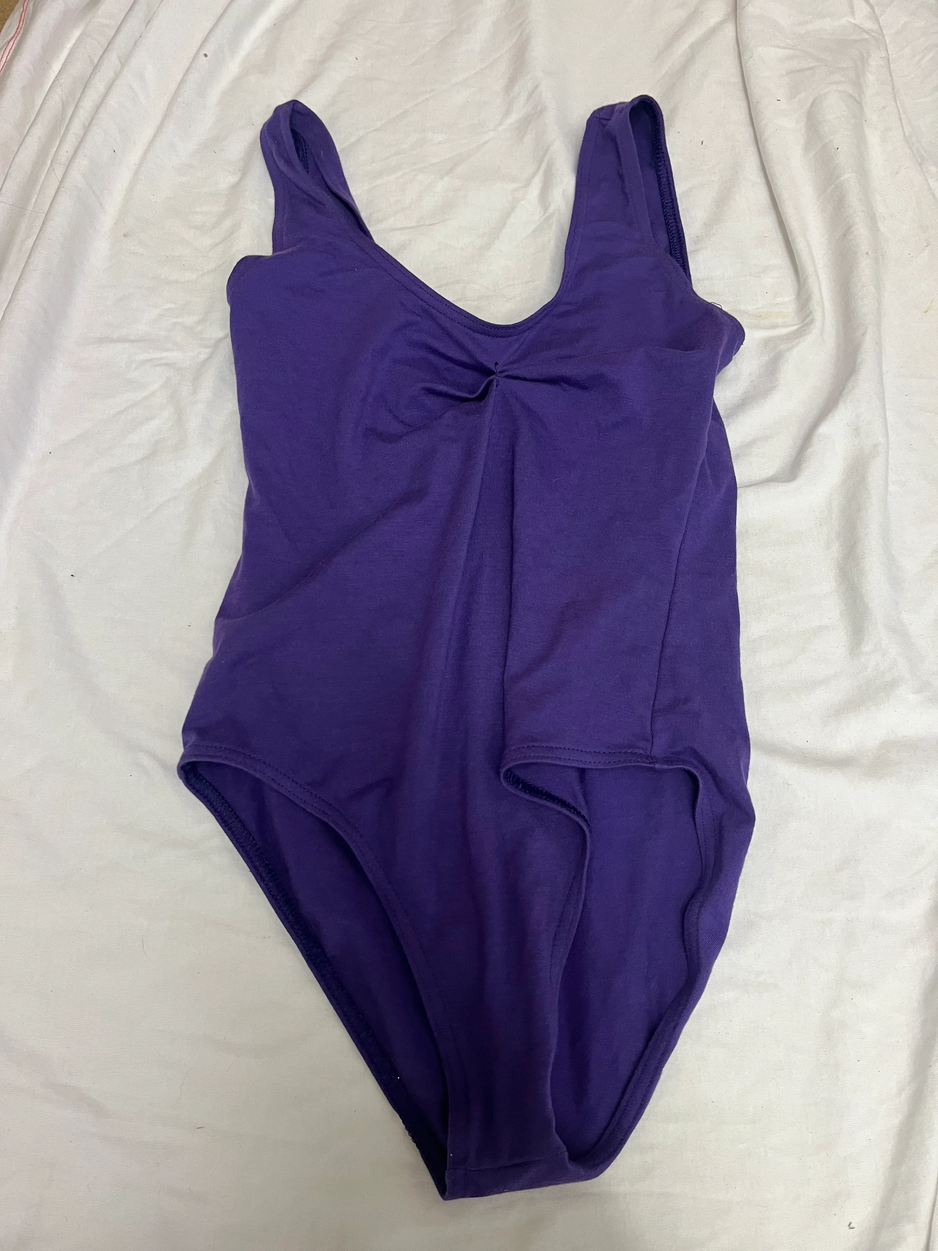 Leotard- Dark Purple Thick Straps