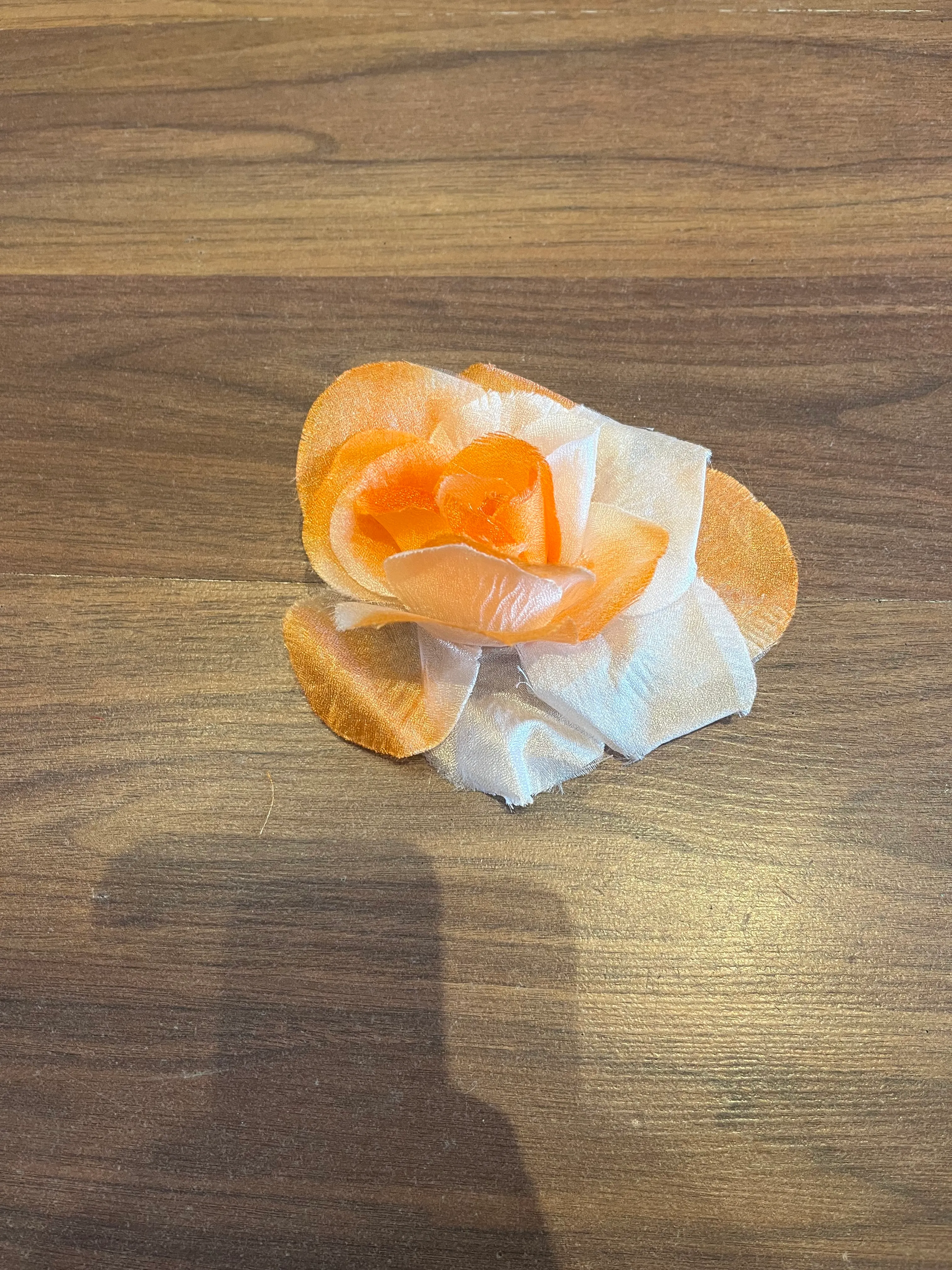 Flower- Orange And White