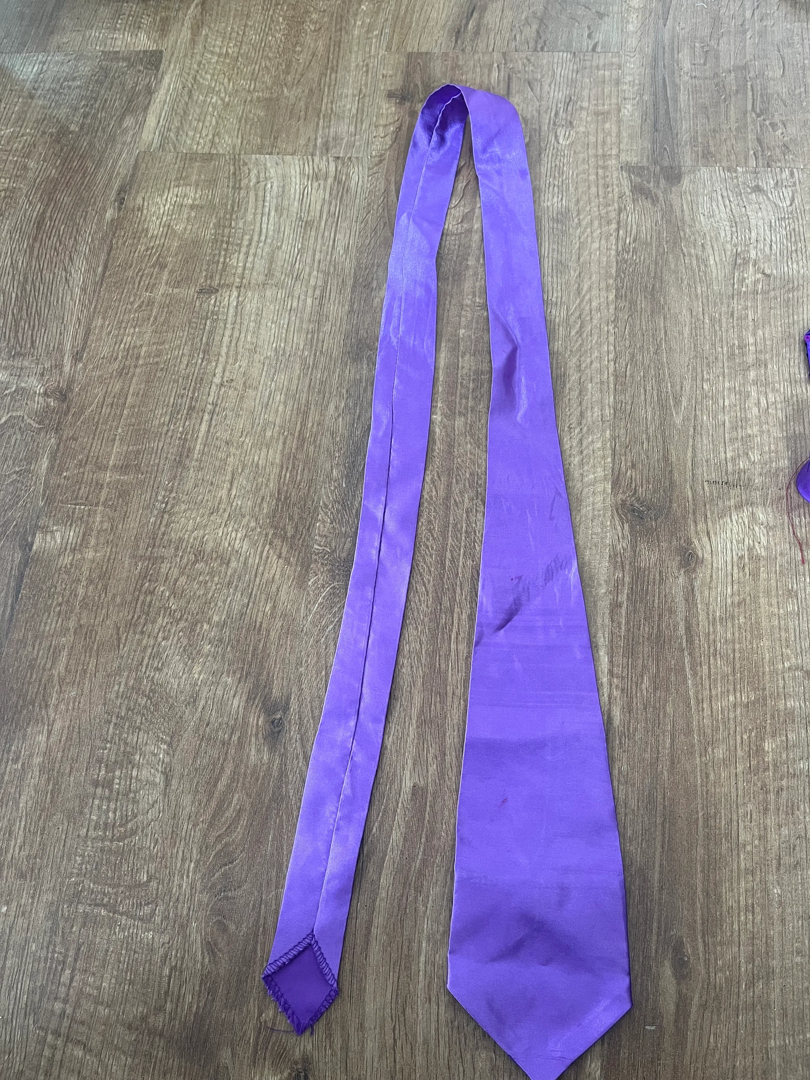 Tie- Purple Satin