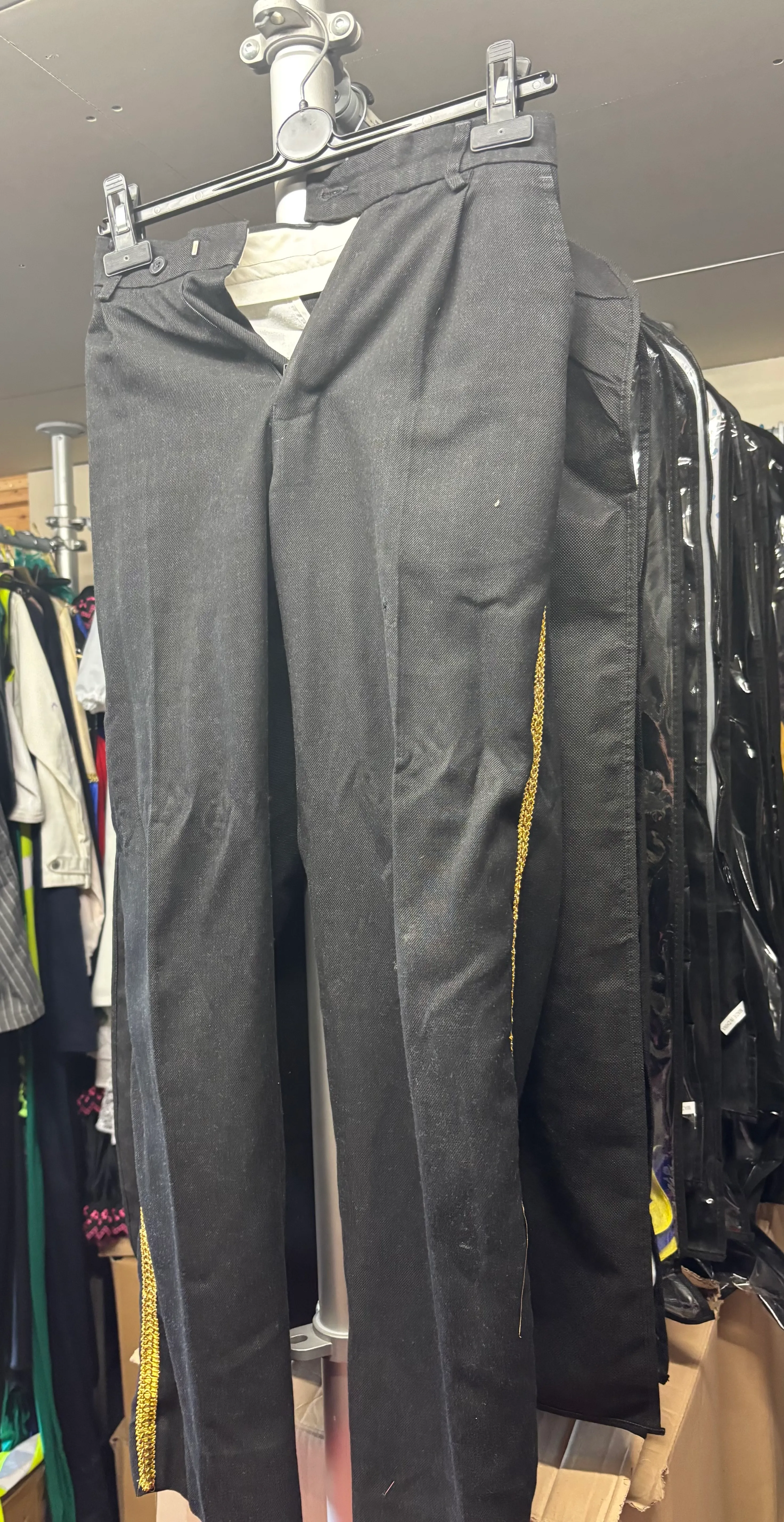 Trousers- Black and Gold