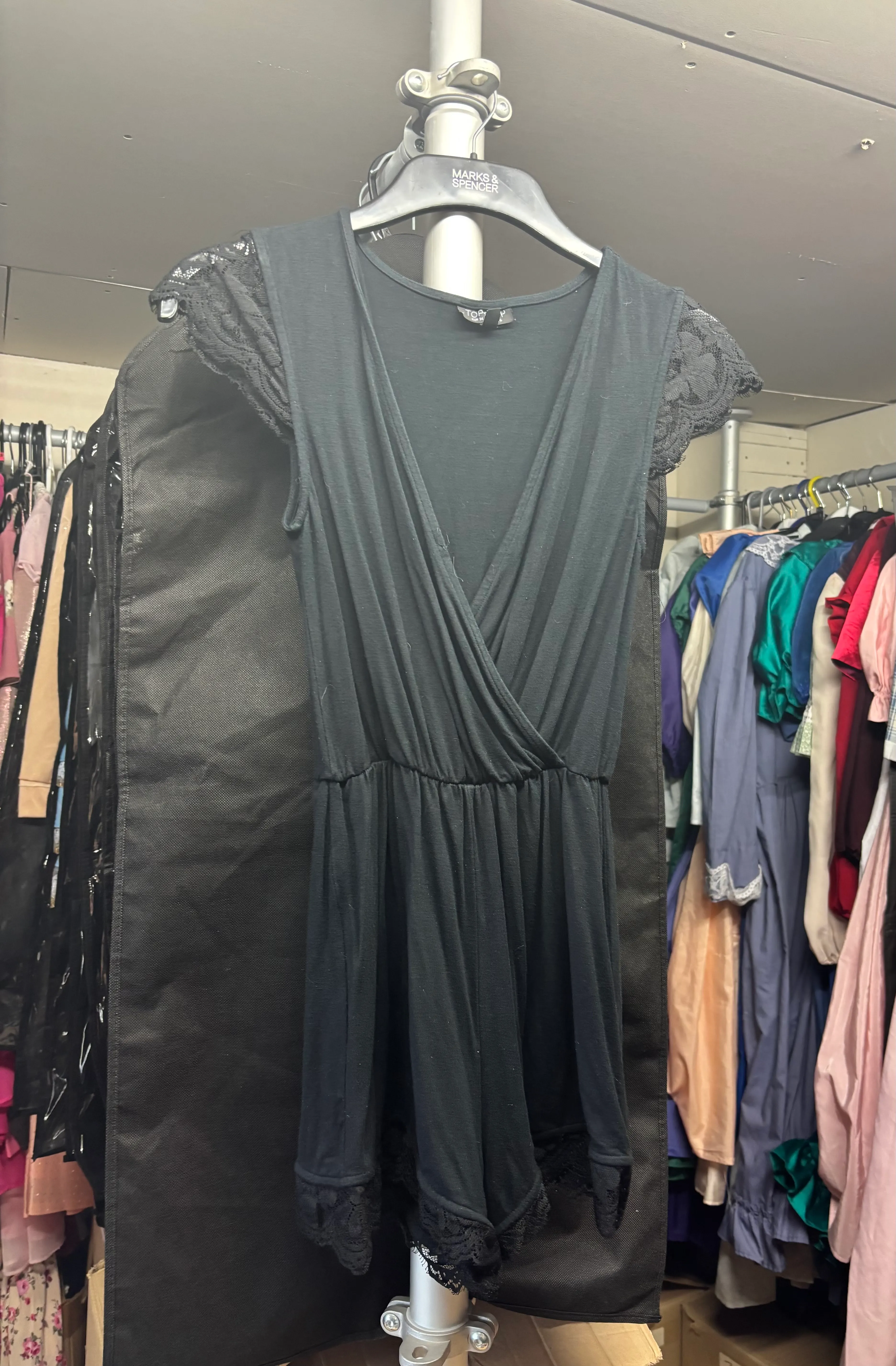 Playsuit- Black lace