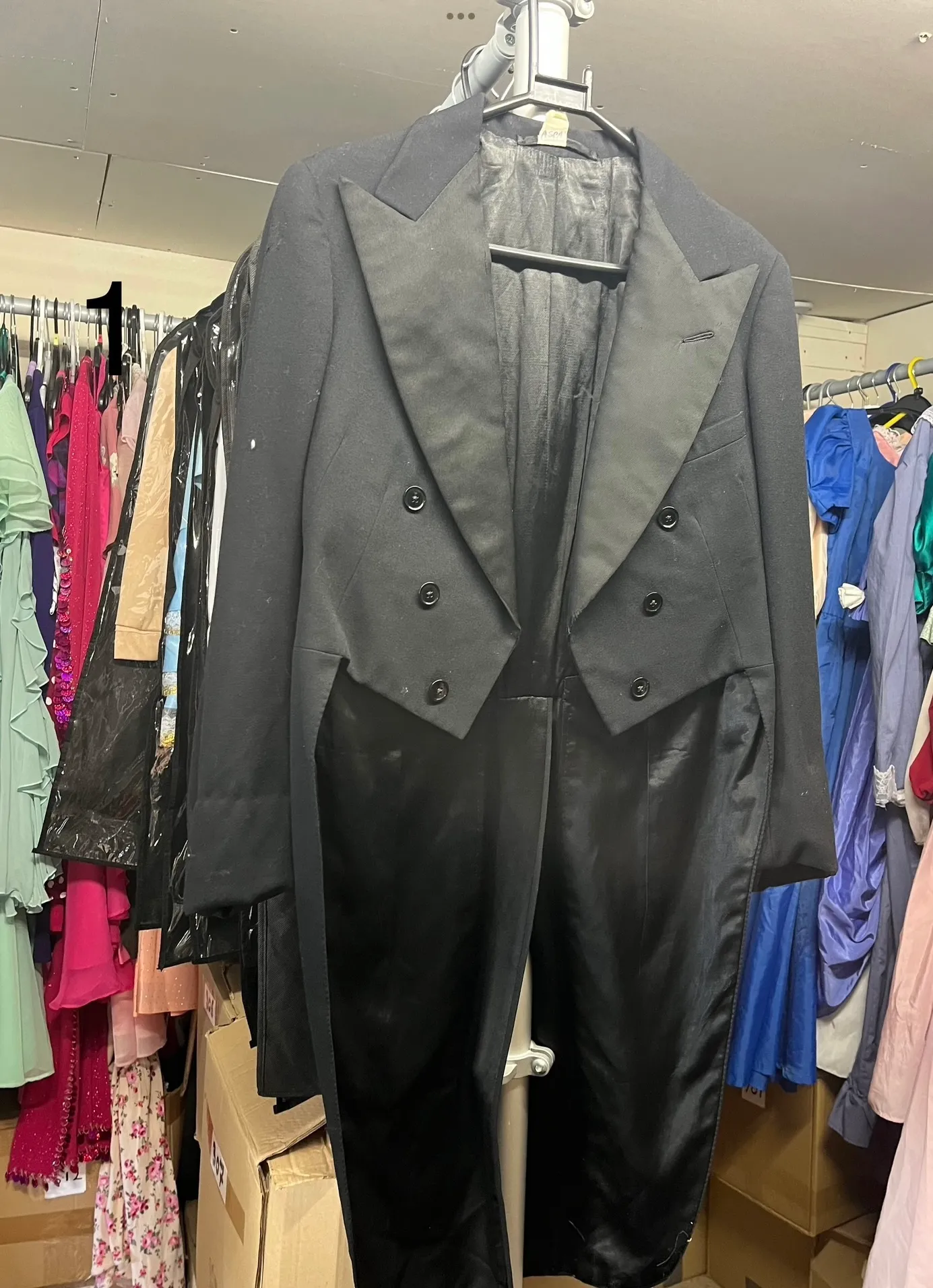 Tailcoat- Black Adults Various Designs