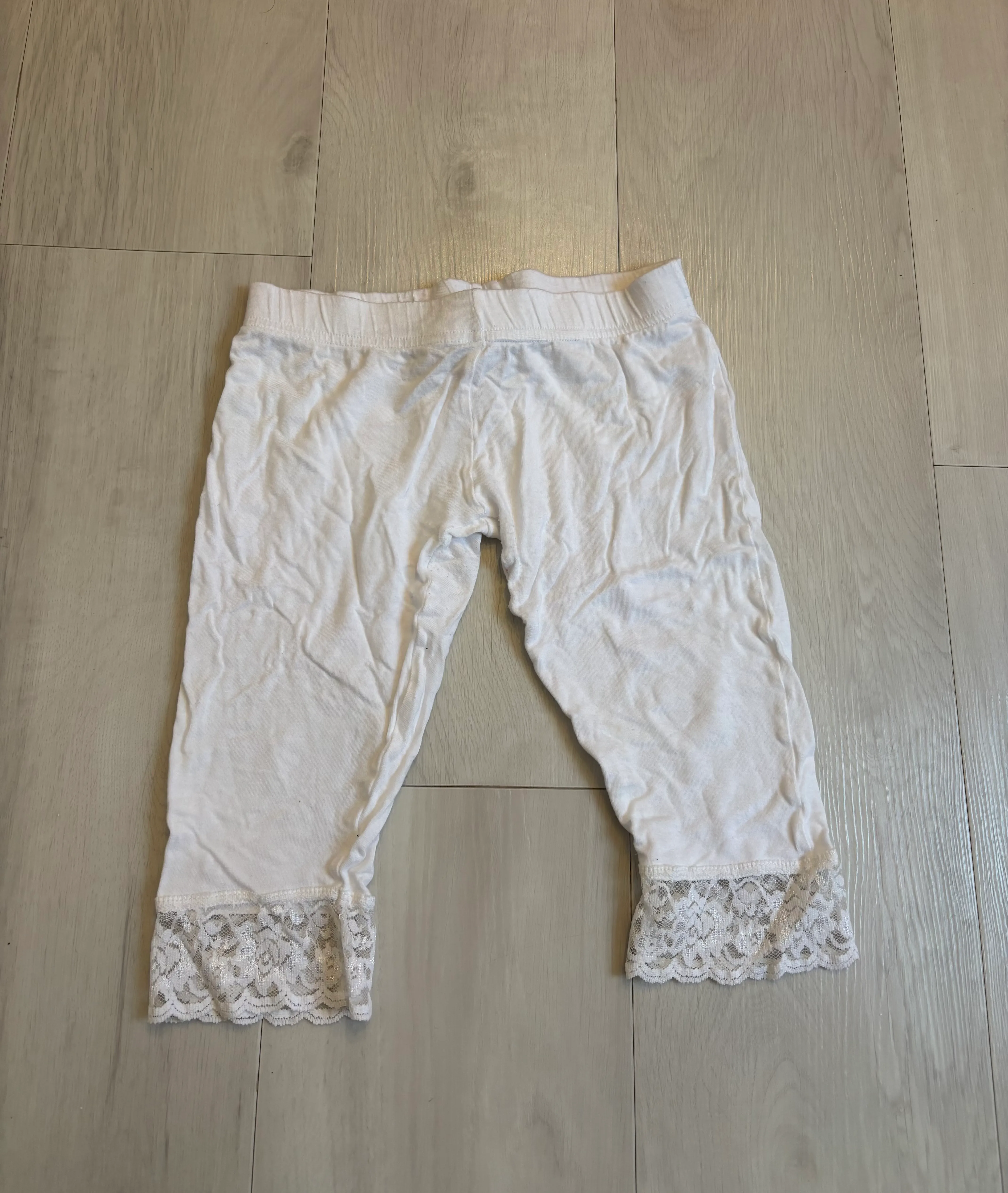 Leggings- White frill