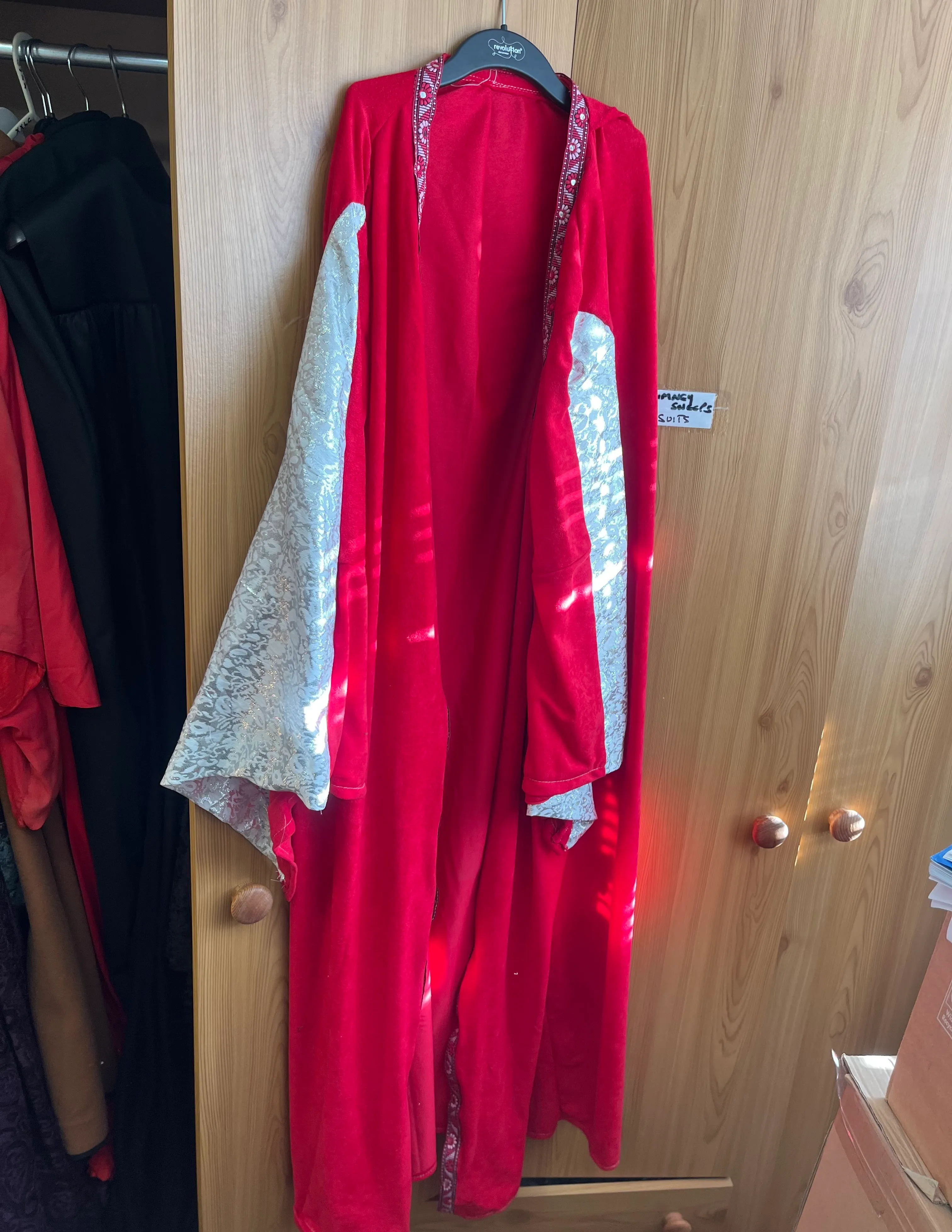 Cape- Red and Silver Arms