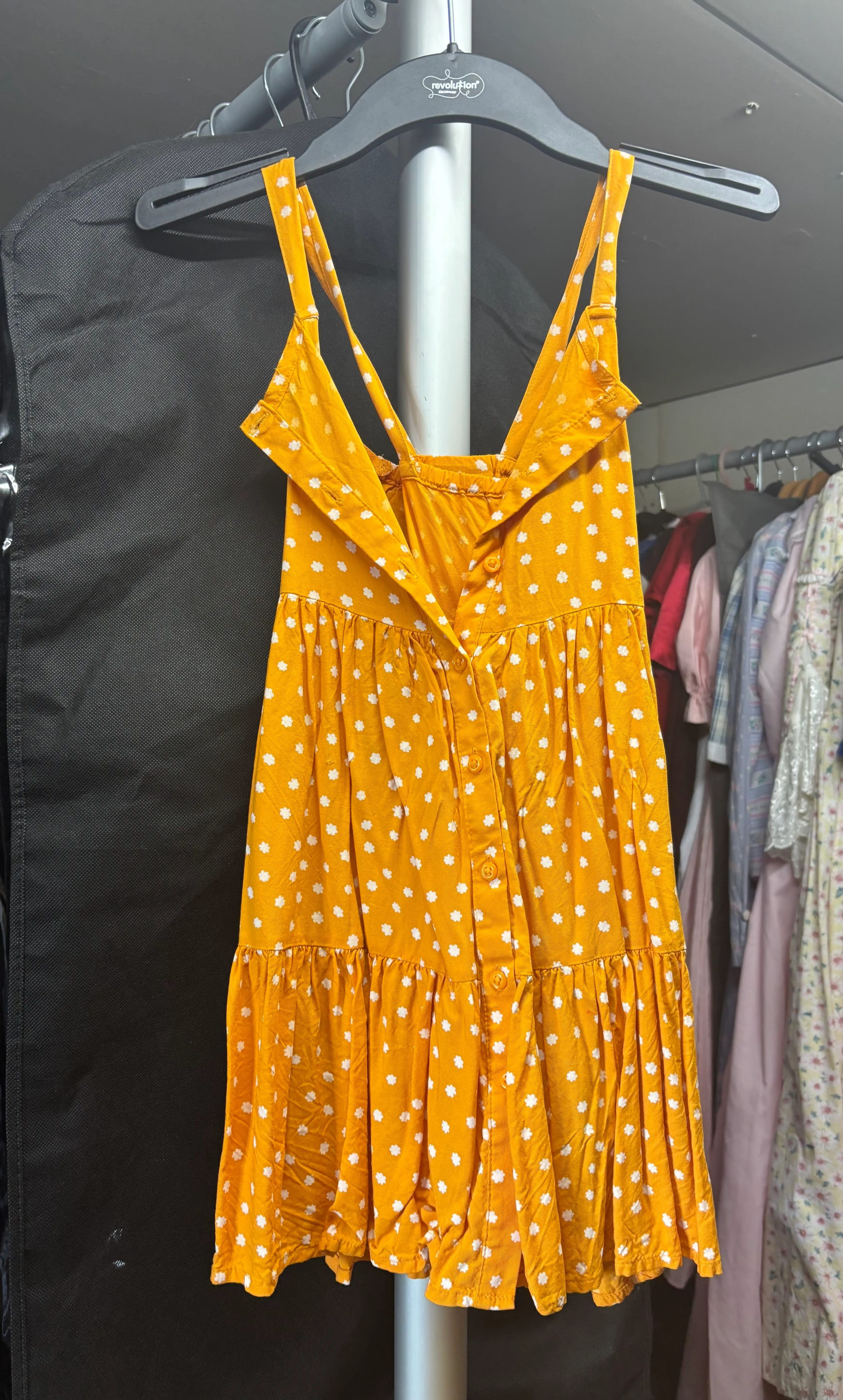 Dress- Yellow spot