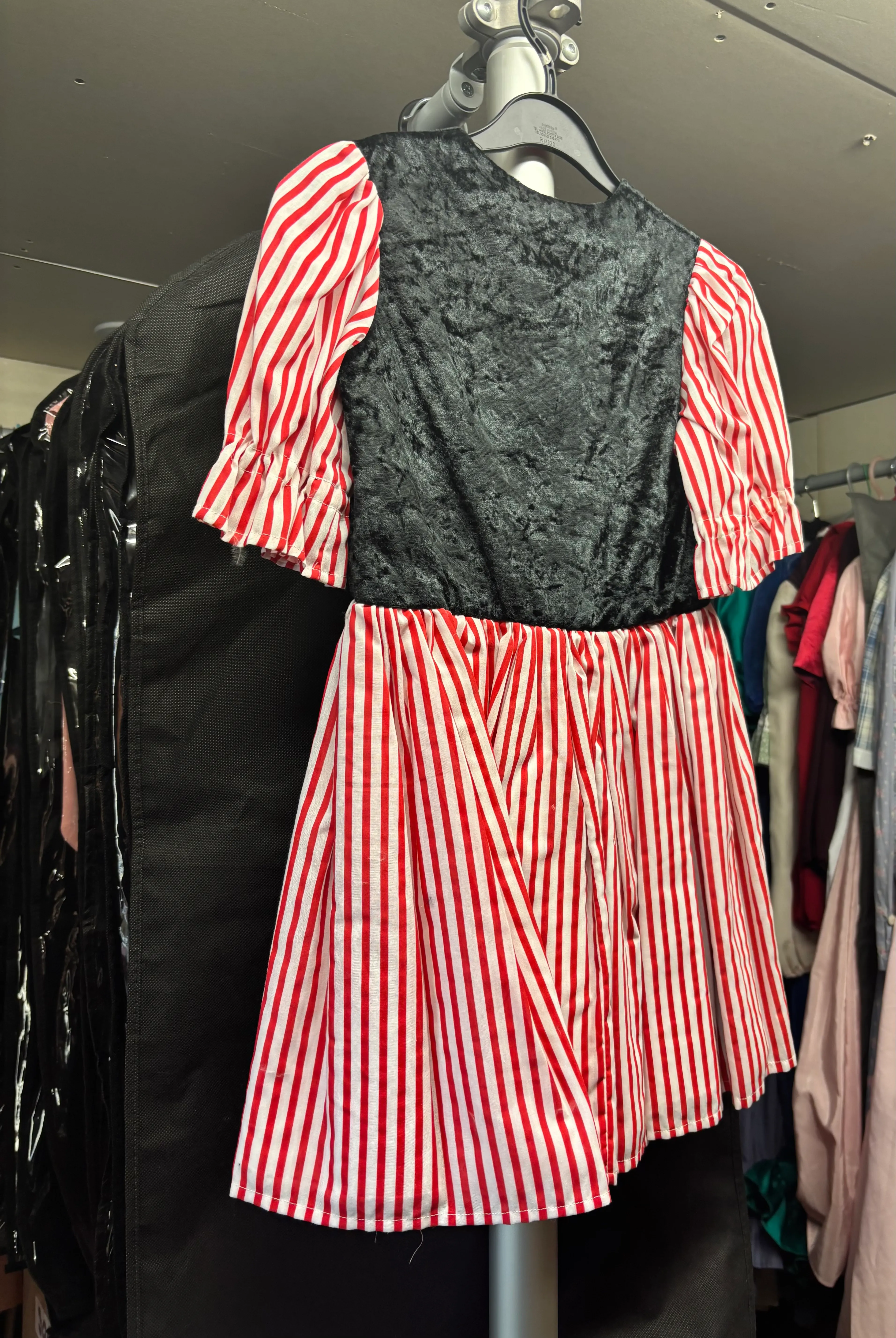 Dress- Red and black striped