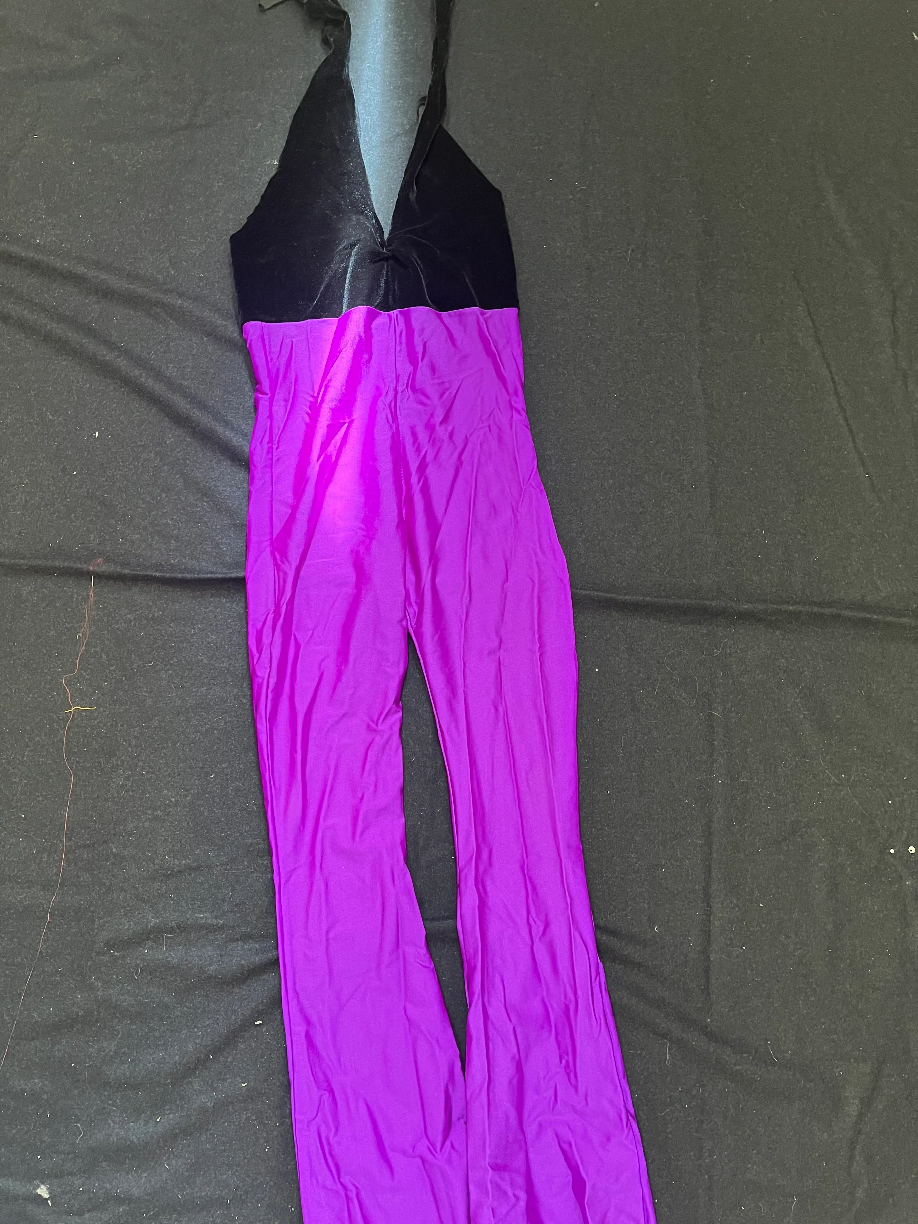 Jumpsuit- Purple and black