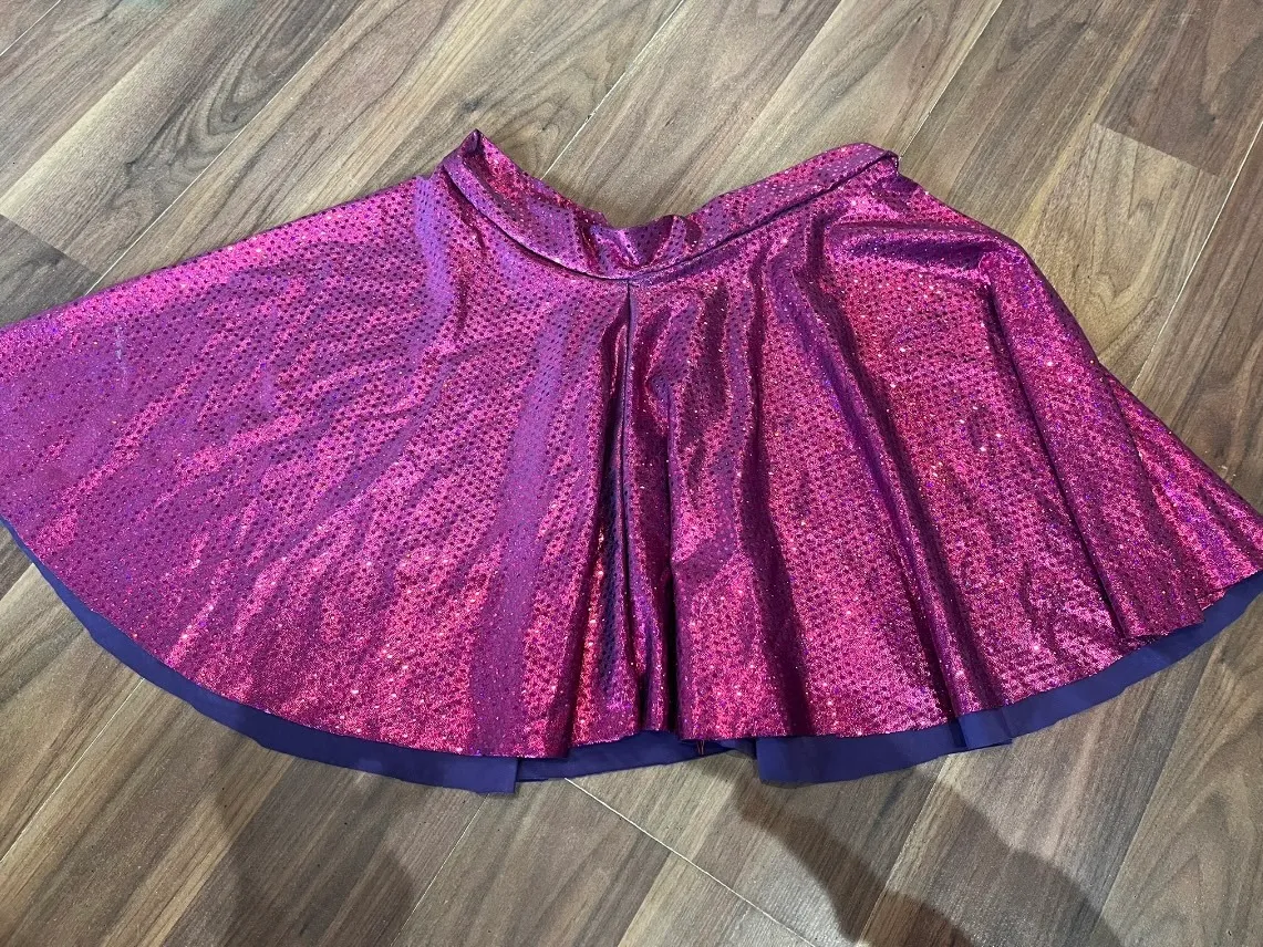 Skirt- pink and purple sparkly