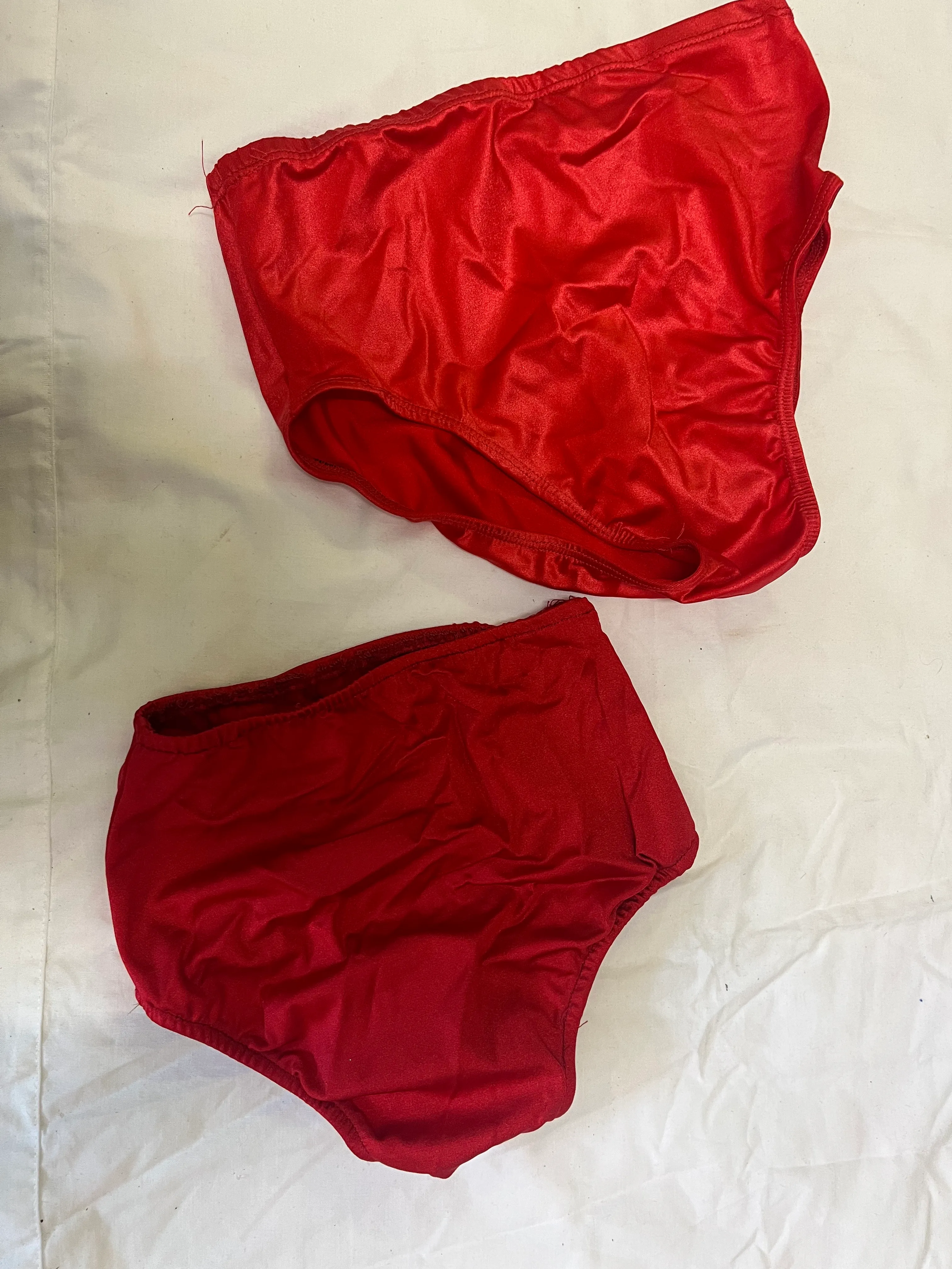 Briefs- Red lycra different shades