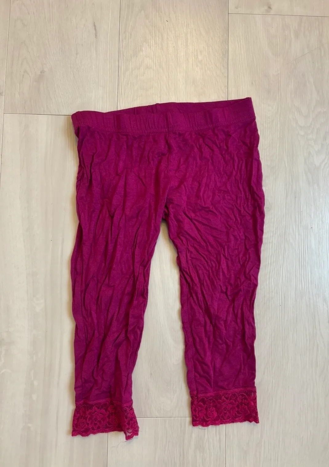 Leggings- Pink frill