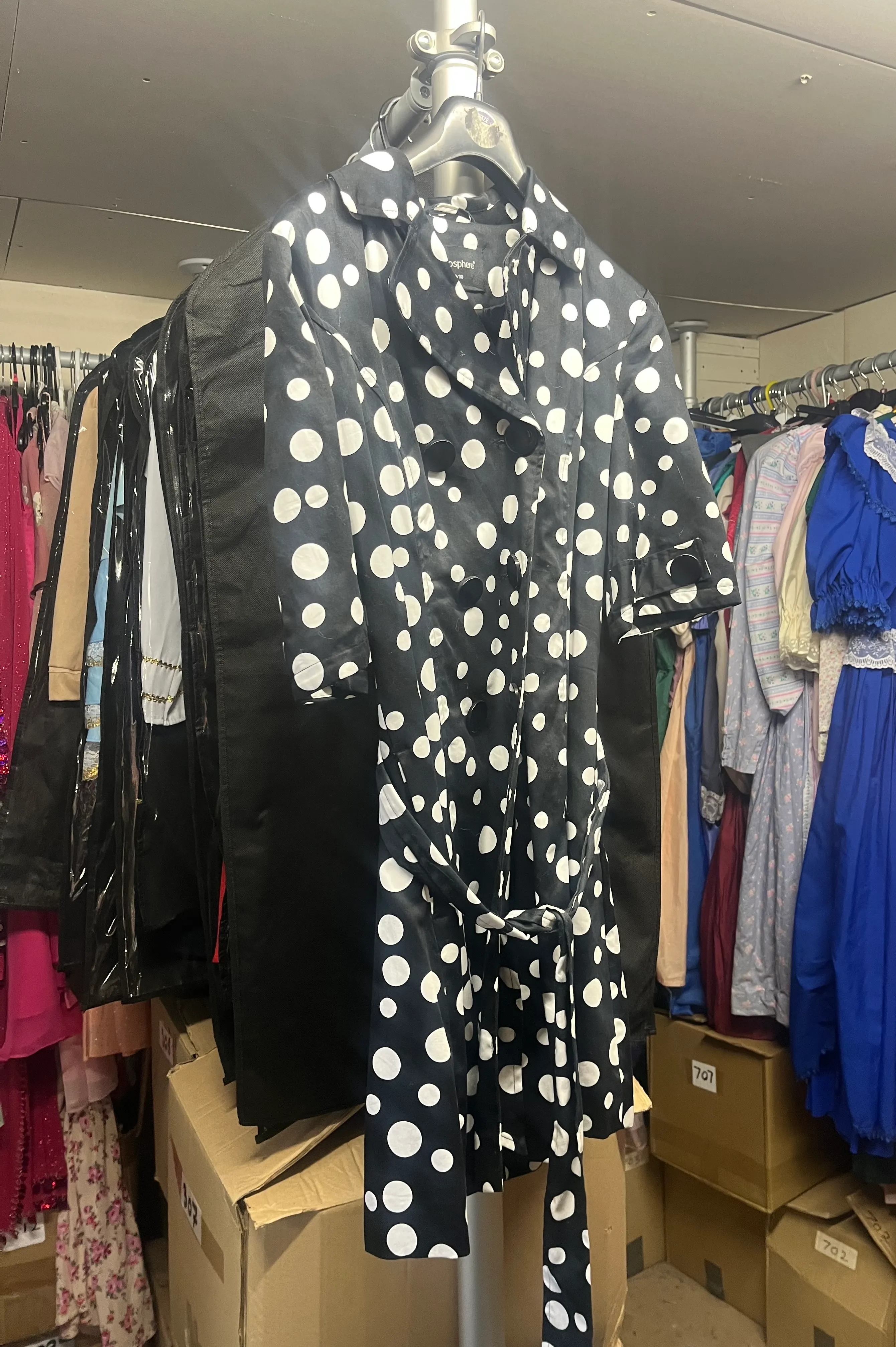 Jacket- Black and White Spots