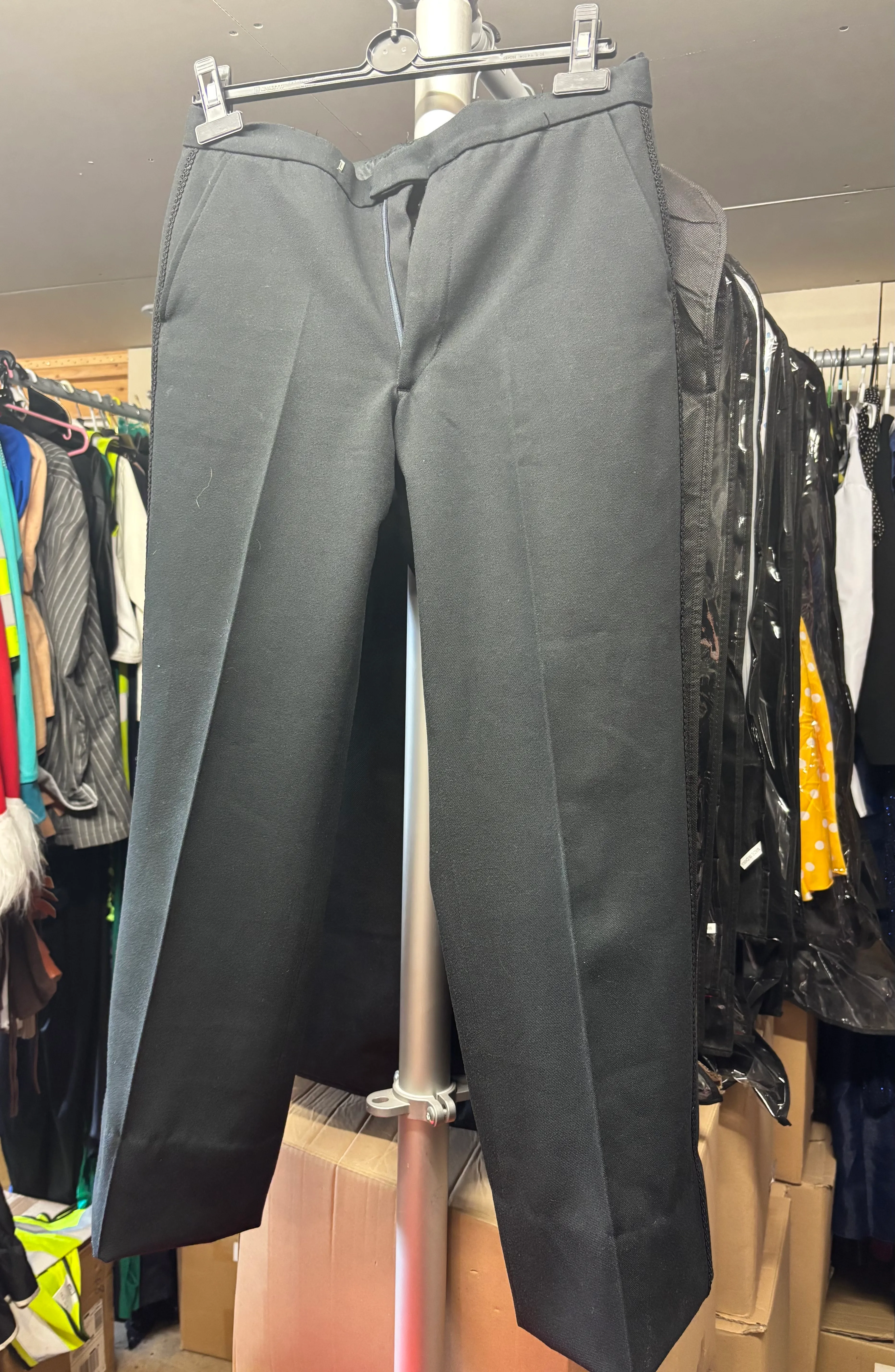 Trousers- Black Straight leg