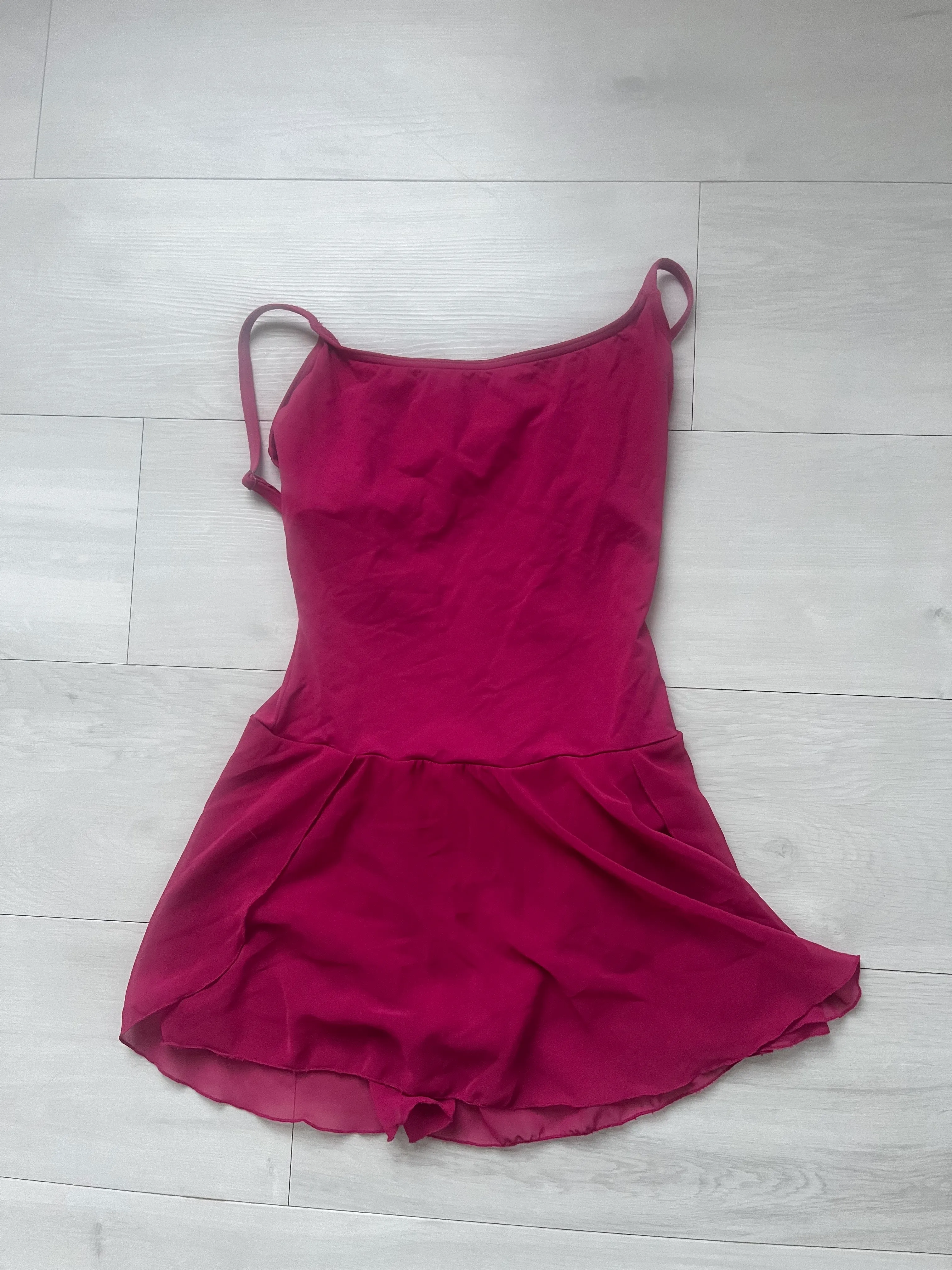 Skirted leotard- Pink net