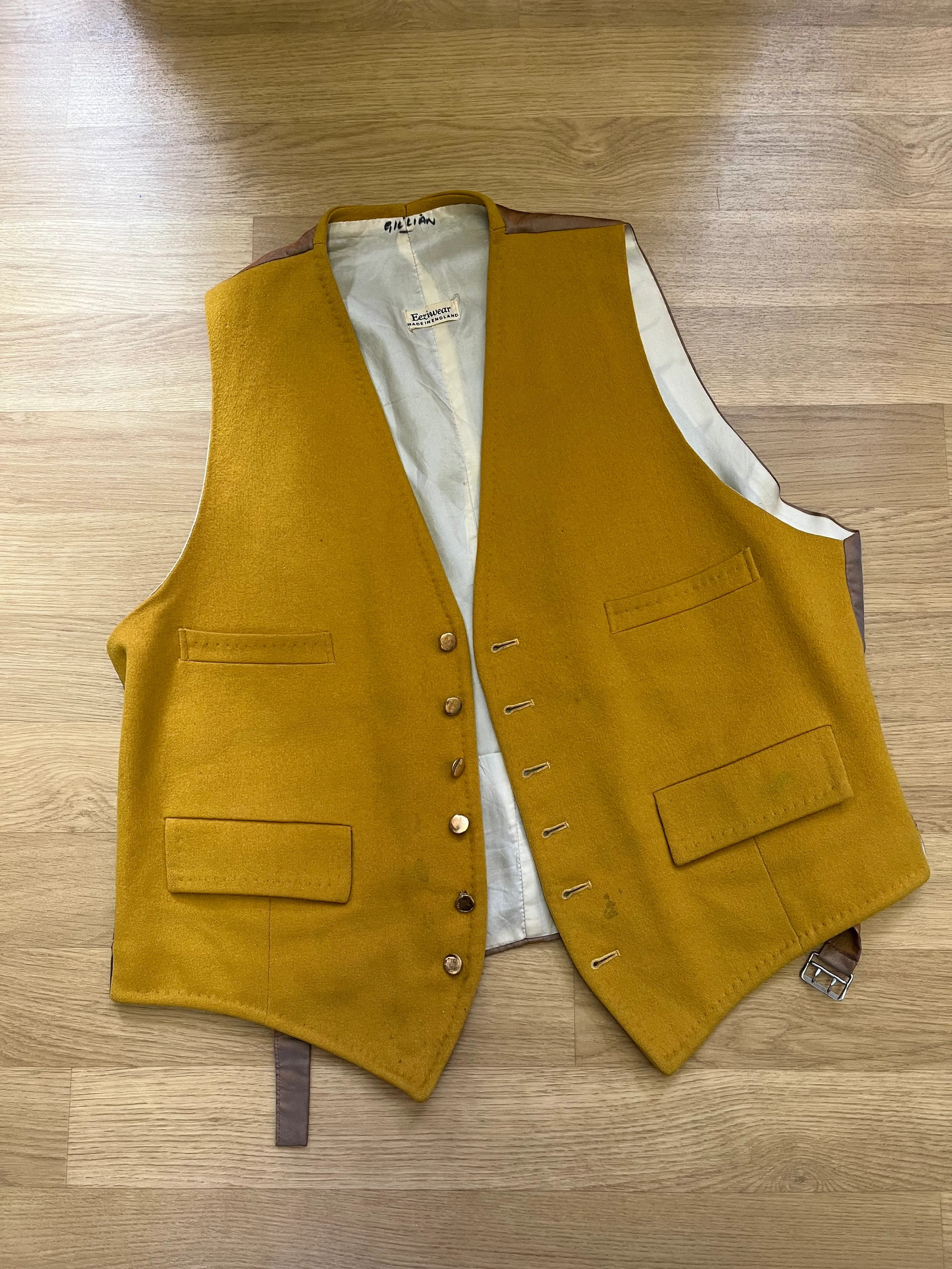 Waistcoat- Mustard 