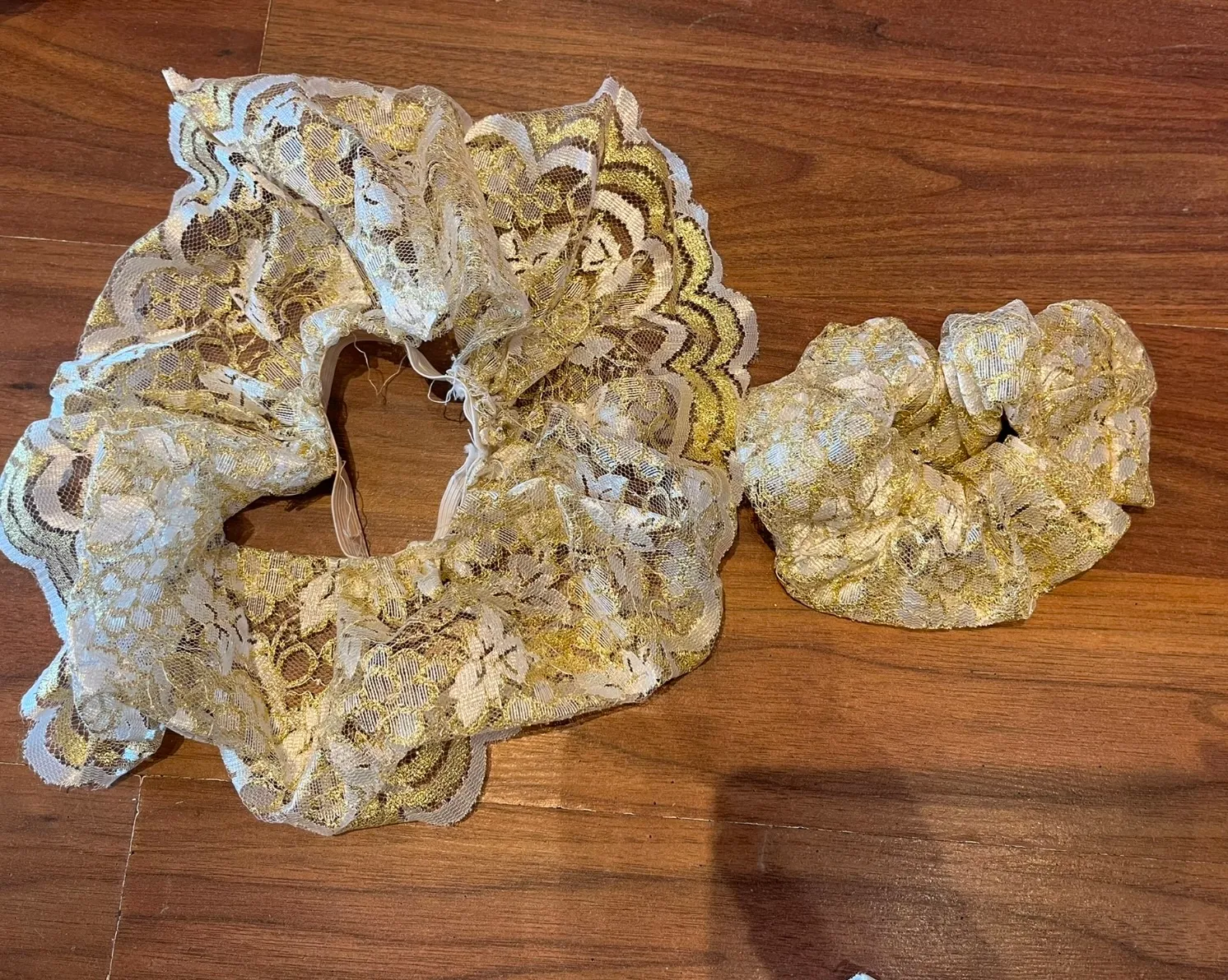 Scrunchies- Gold