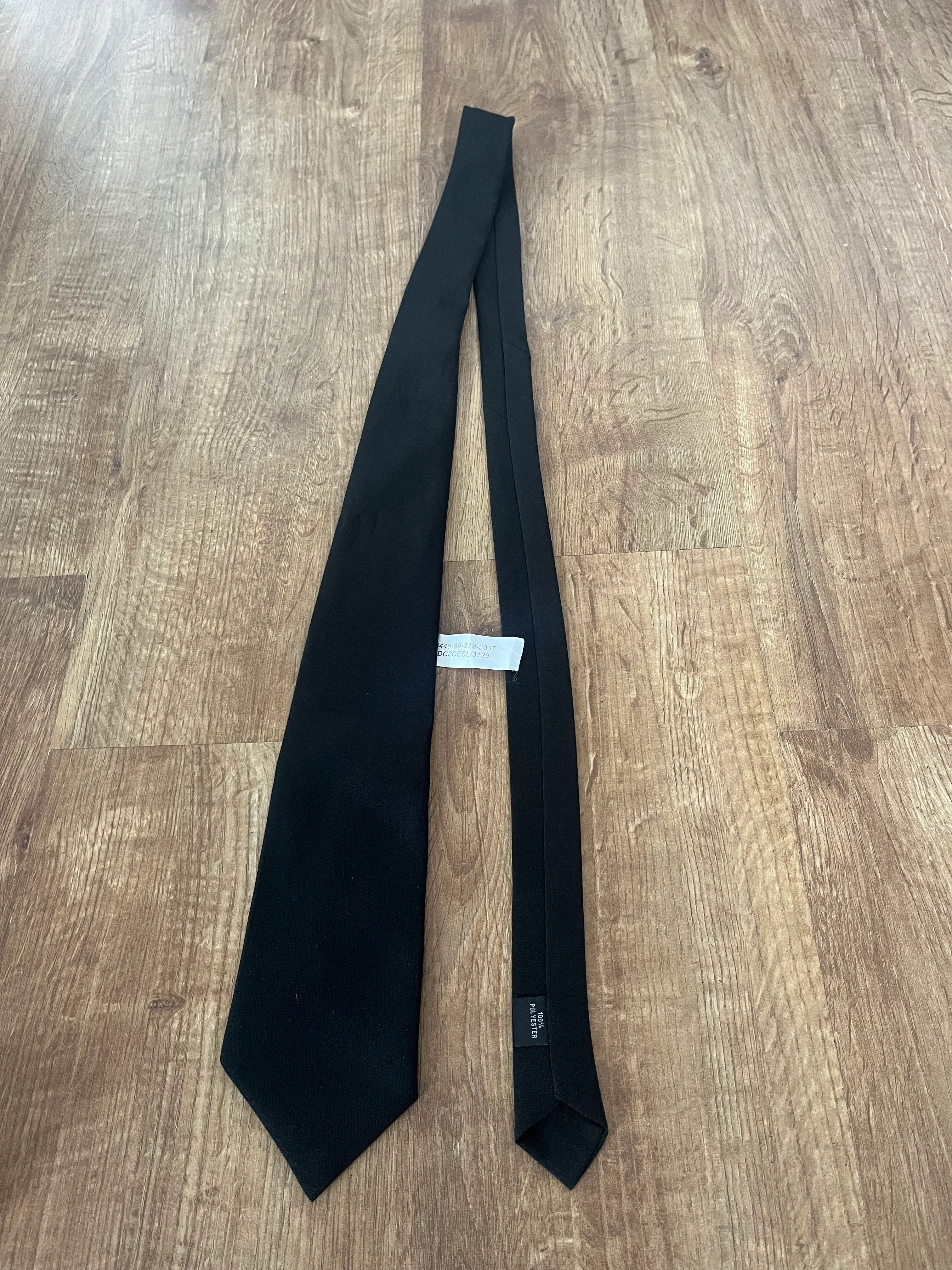 Tie- All black cotton