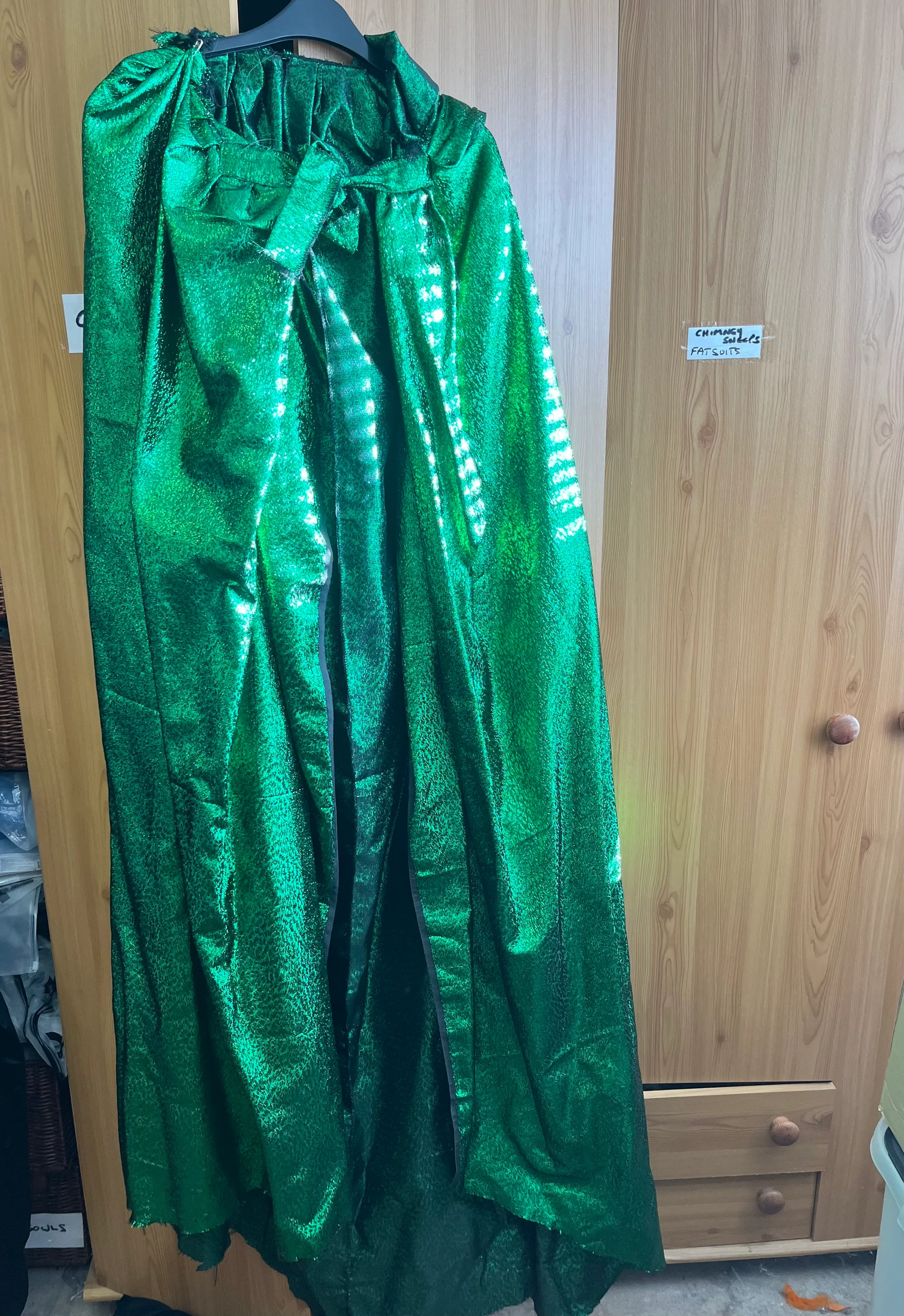 Cape- Green with hood