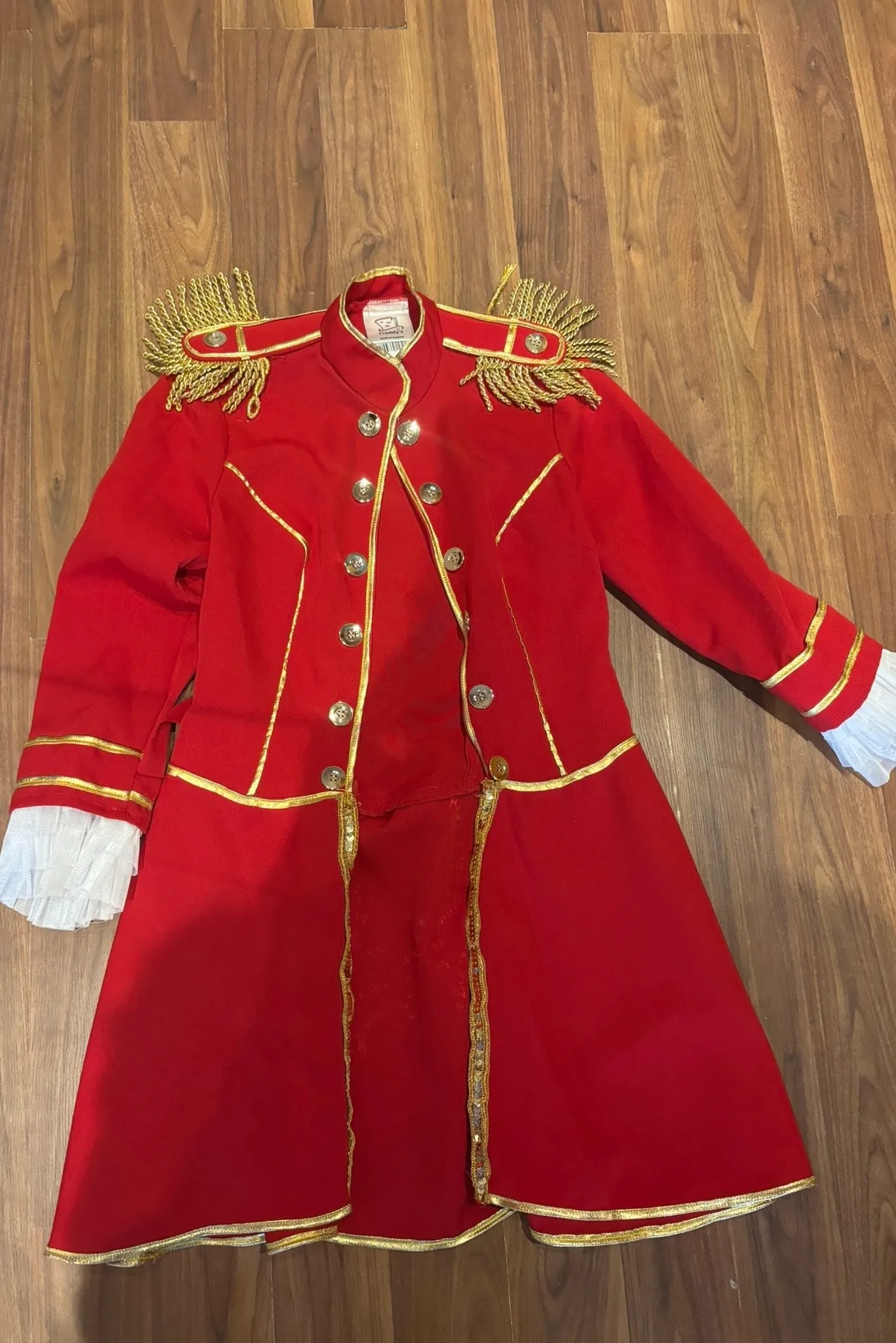 Character- red and gold tailcoat