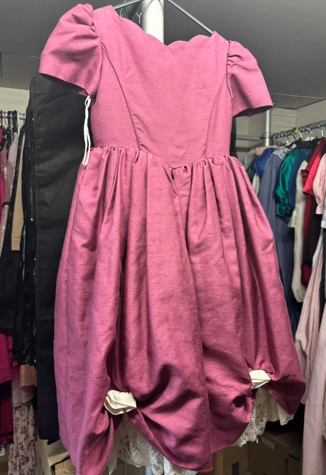 Dress- Pink and cream