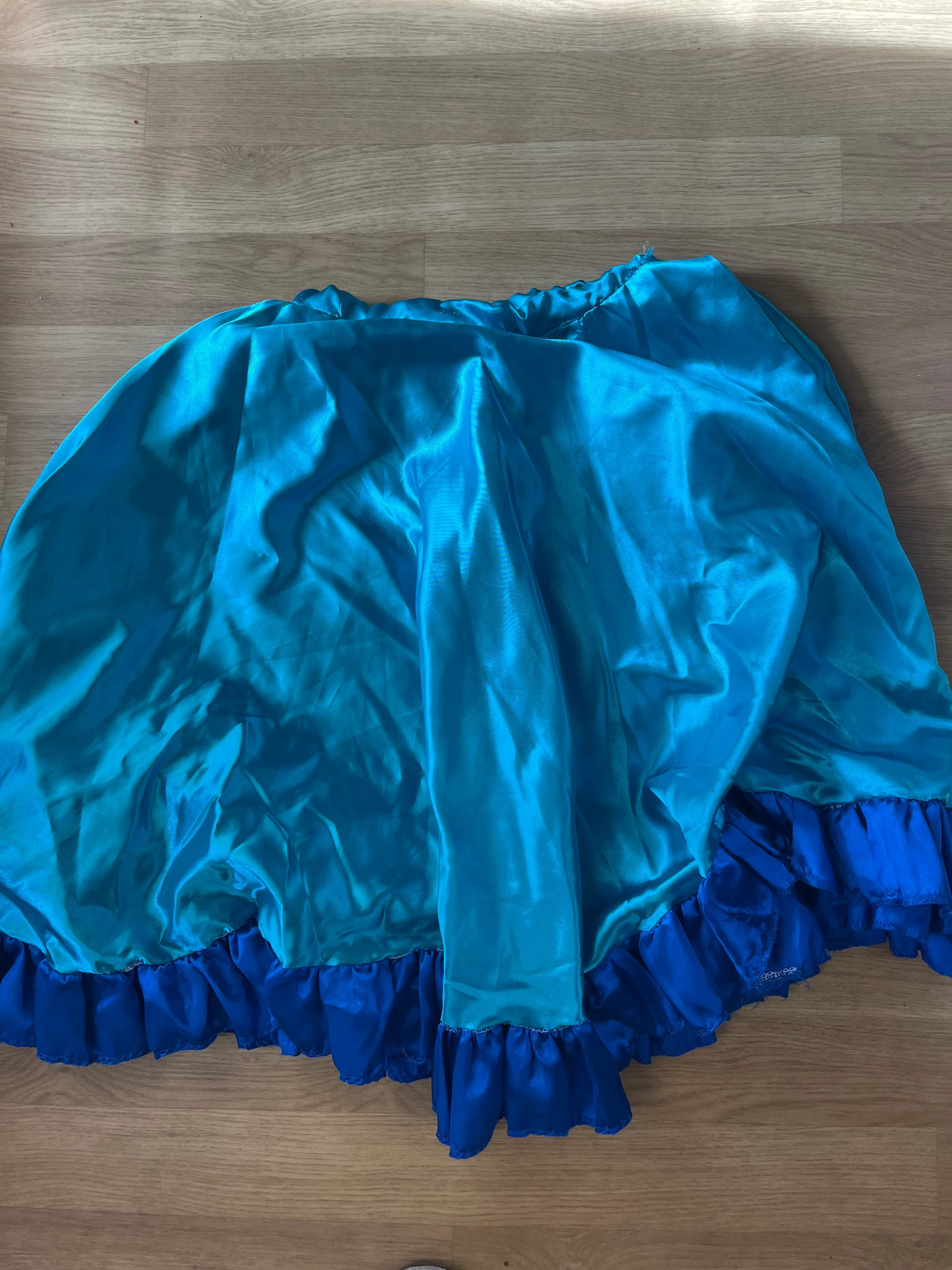 Skirt- Different designs of blue and green
